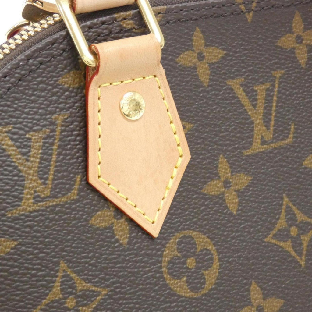 Louis Vuitton Marron Coated Canvas Handbag
