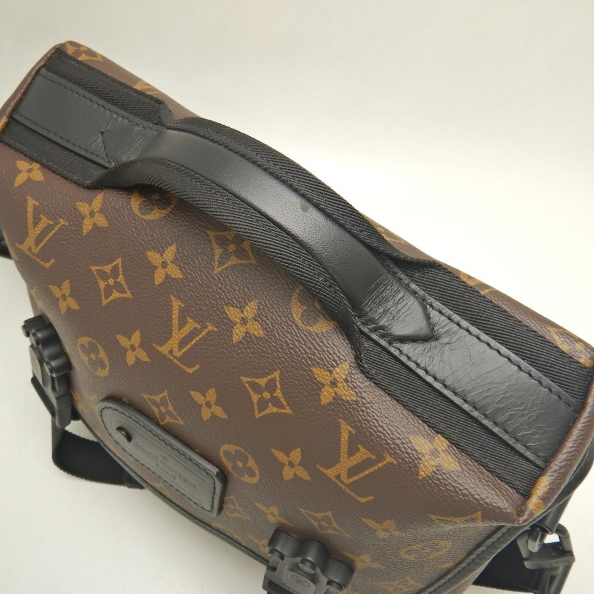 Louis Vuitton Brown Pvc Shoulder Bag