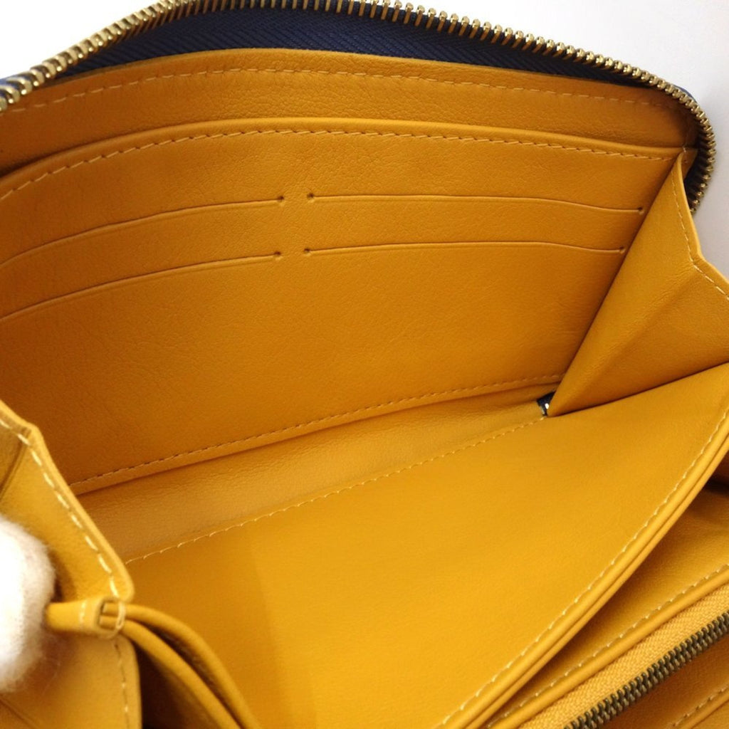 Louis Vuitton Monogram Denim Blue Monogram Monogram Denim Long Bill Wallet