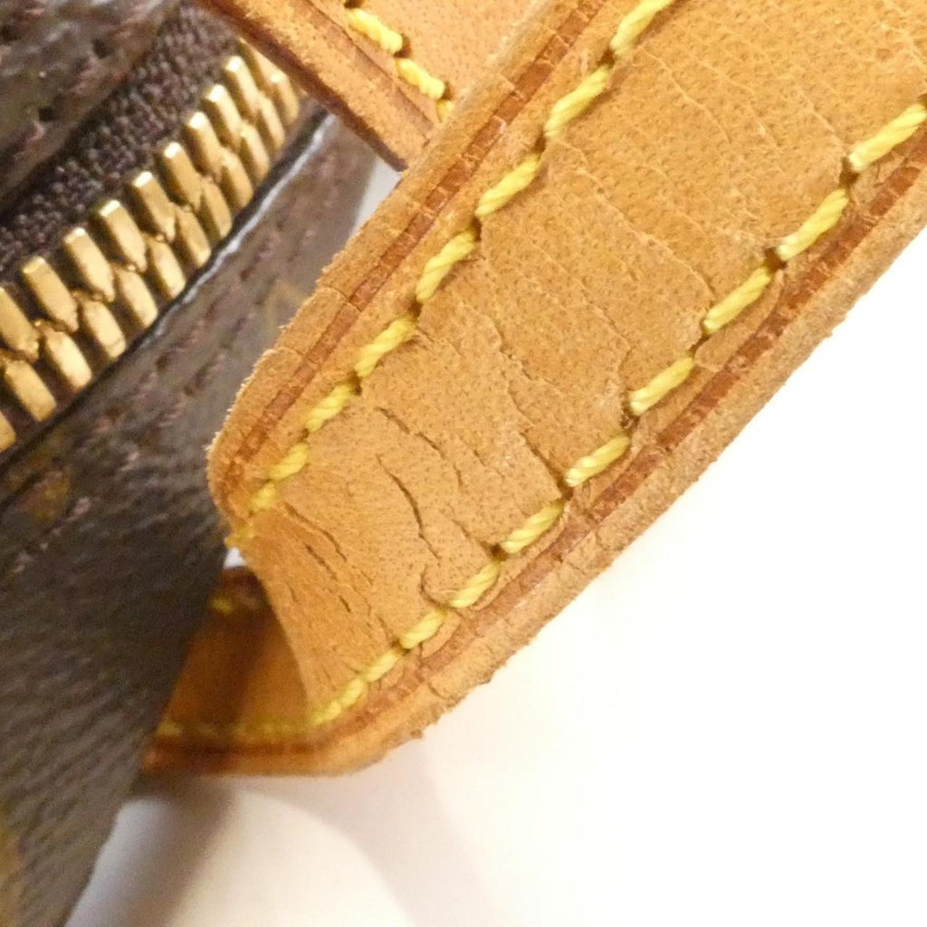 Louis Vuitton Brown Coated Canvas Handbag