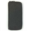 Louis Vuitton Black Noir Leather Coin Purse/Coin Case