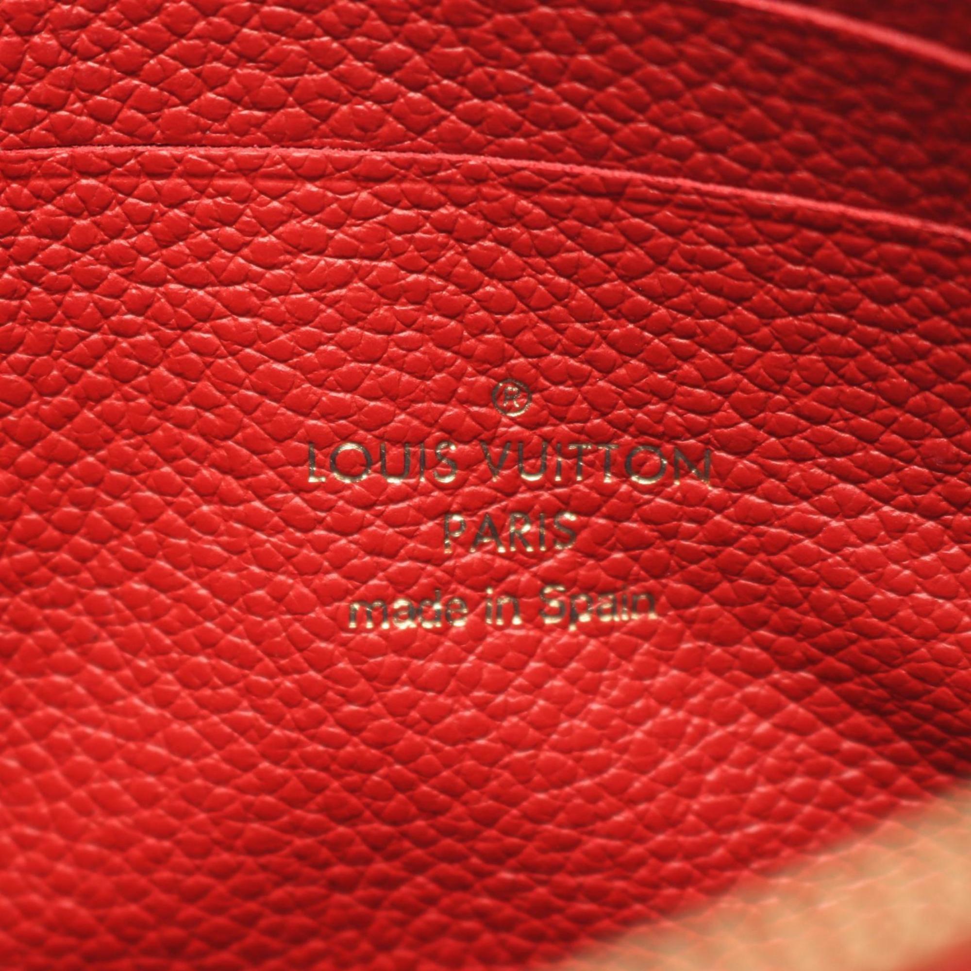 Louis Vuitton Marine Rouge Navy Red Color Monogram Empreinte Pochette Shoulder Bag