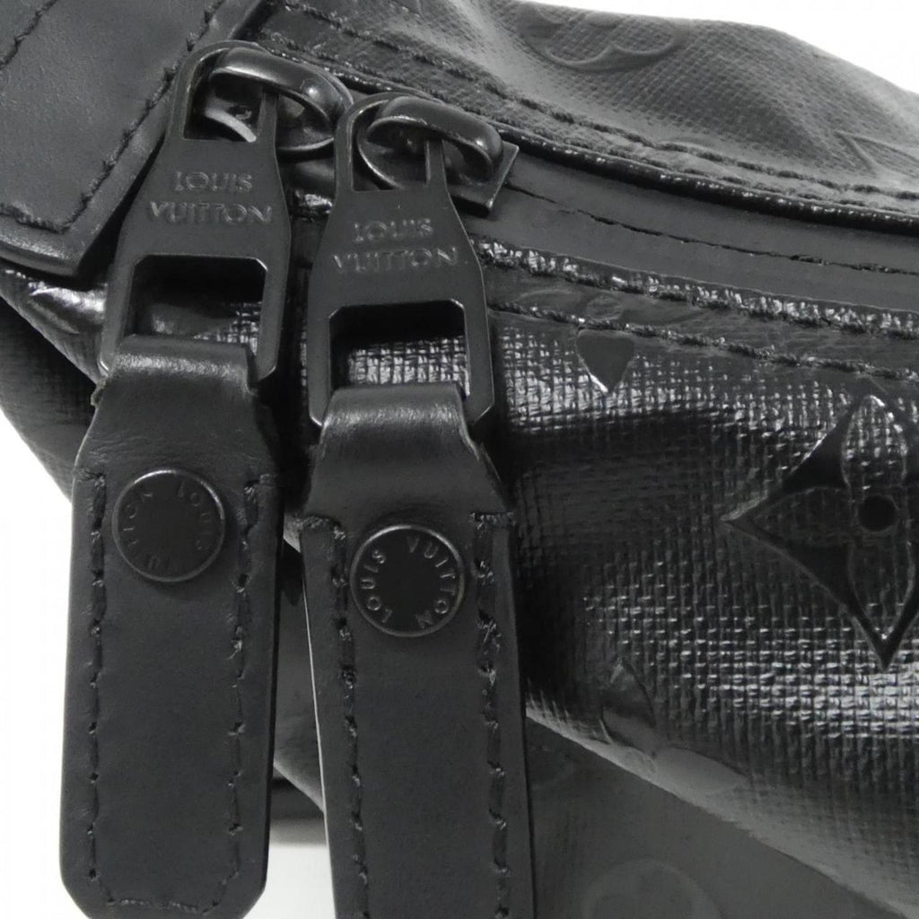 Louis Vuitton Black Coated Canvas Handbag Shoulder Bag