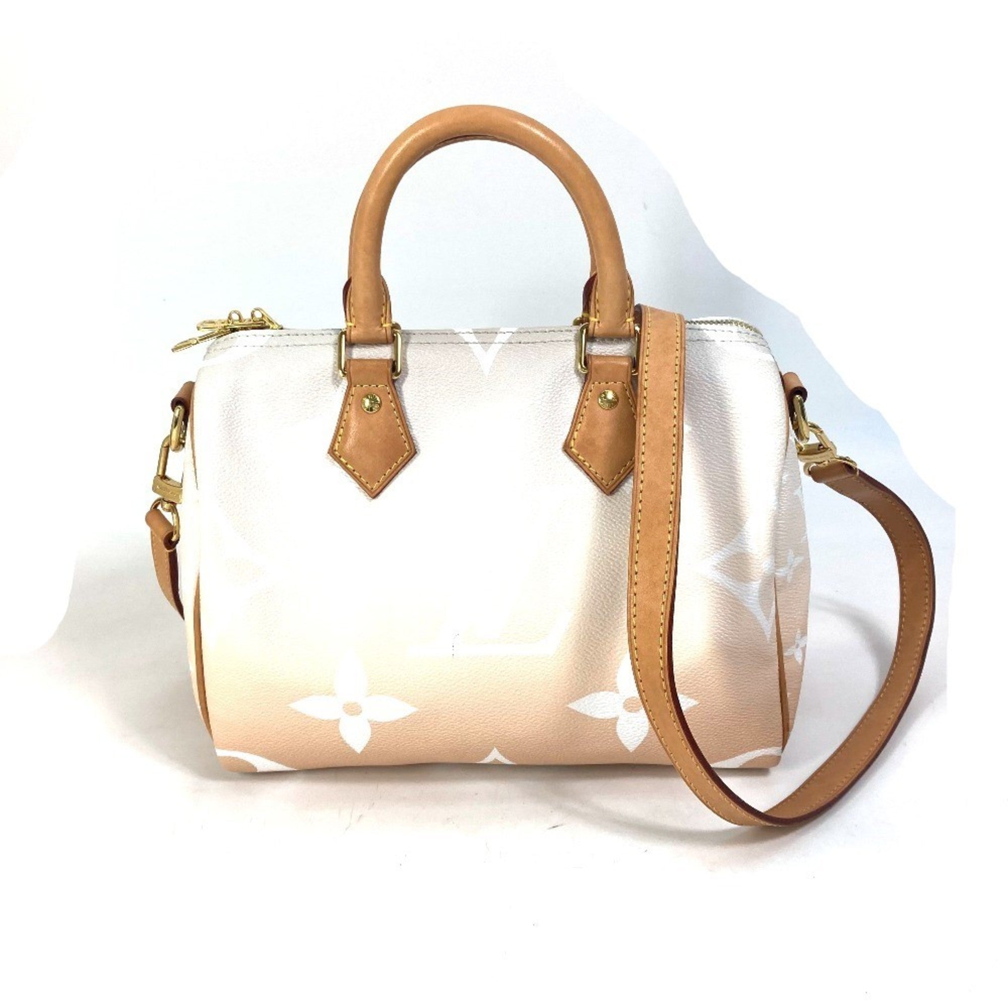 Louis Vuitton Orange Monogram Boston Bag Handbag Shoulder Bag