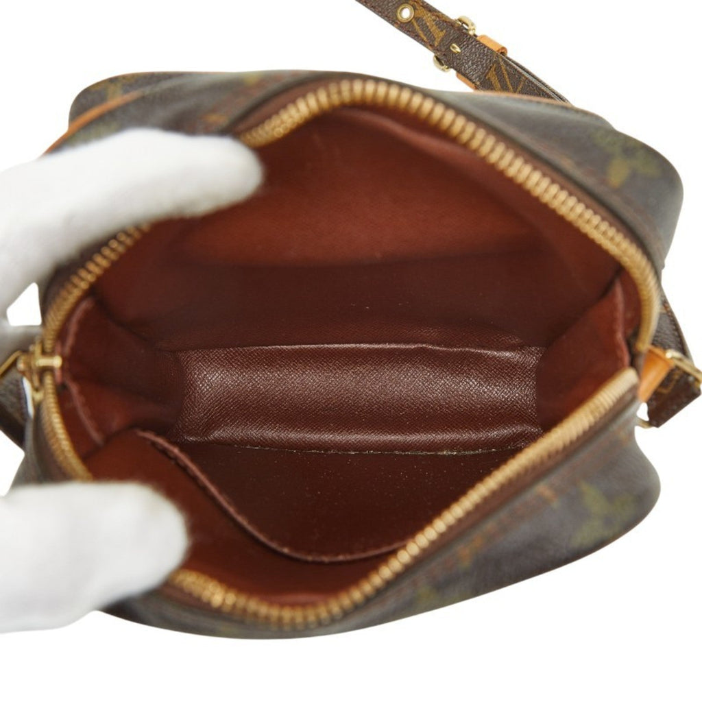 Louis Vuitton Brown Pvc Leather Shoulder Bag