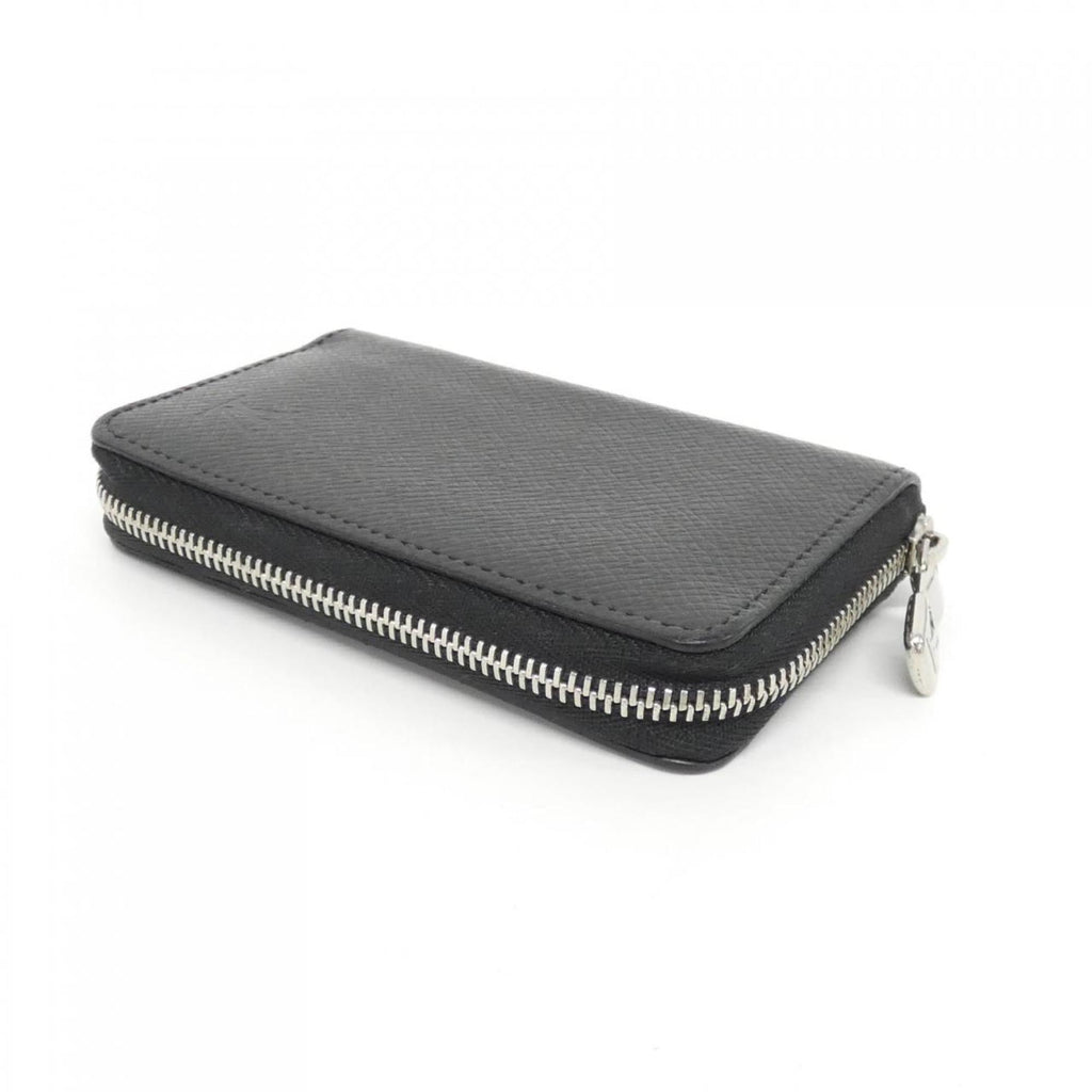 Louis Vuitton Black Leather Coin Purse/Coin Case