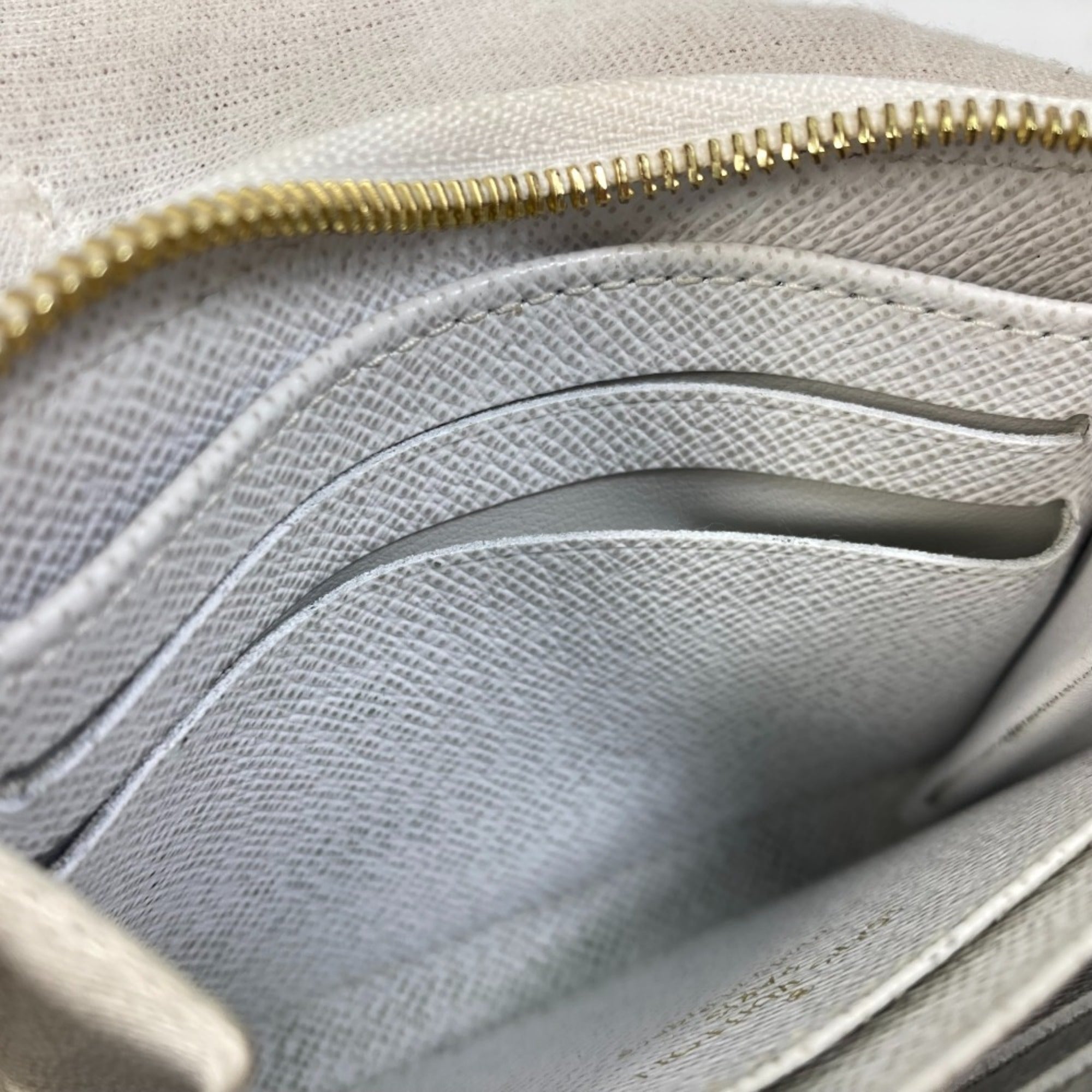 Louis Vuitton Epi Blanc White Epi Leather Coin Purse/Coin Case