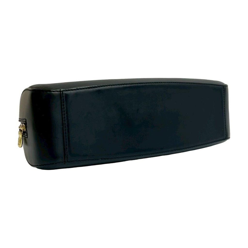Louis Vuitton Black Epi Leather Boston Bag Handbag