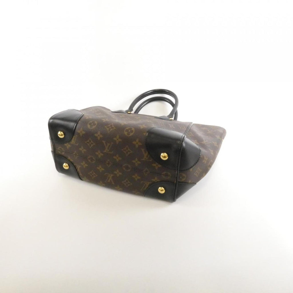 Louis Vuitton Black Coated Canvas Handbag
