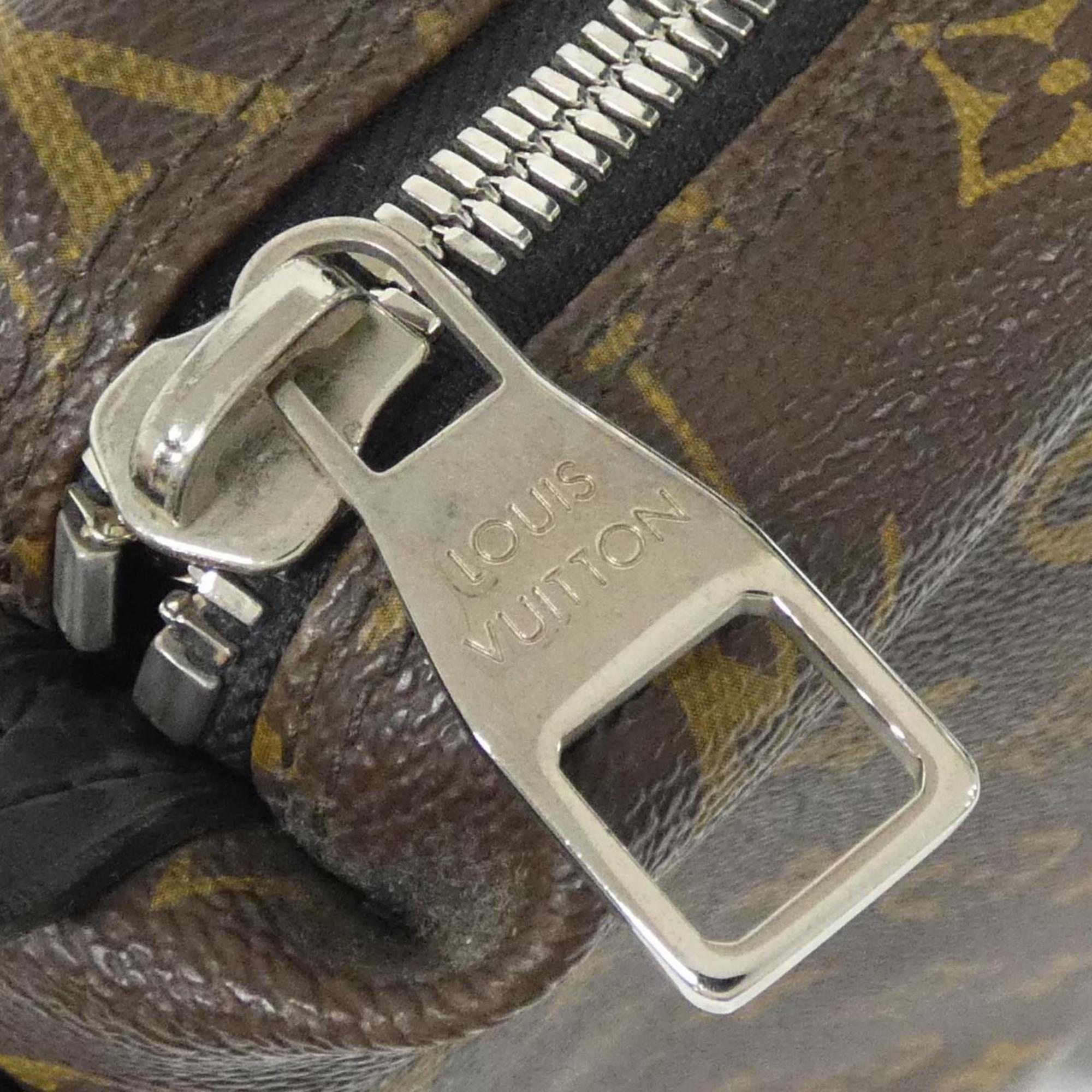Louis Vuitton Marron Coated Canvas Handbag