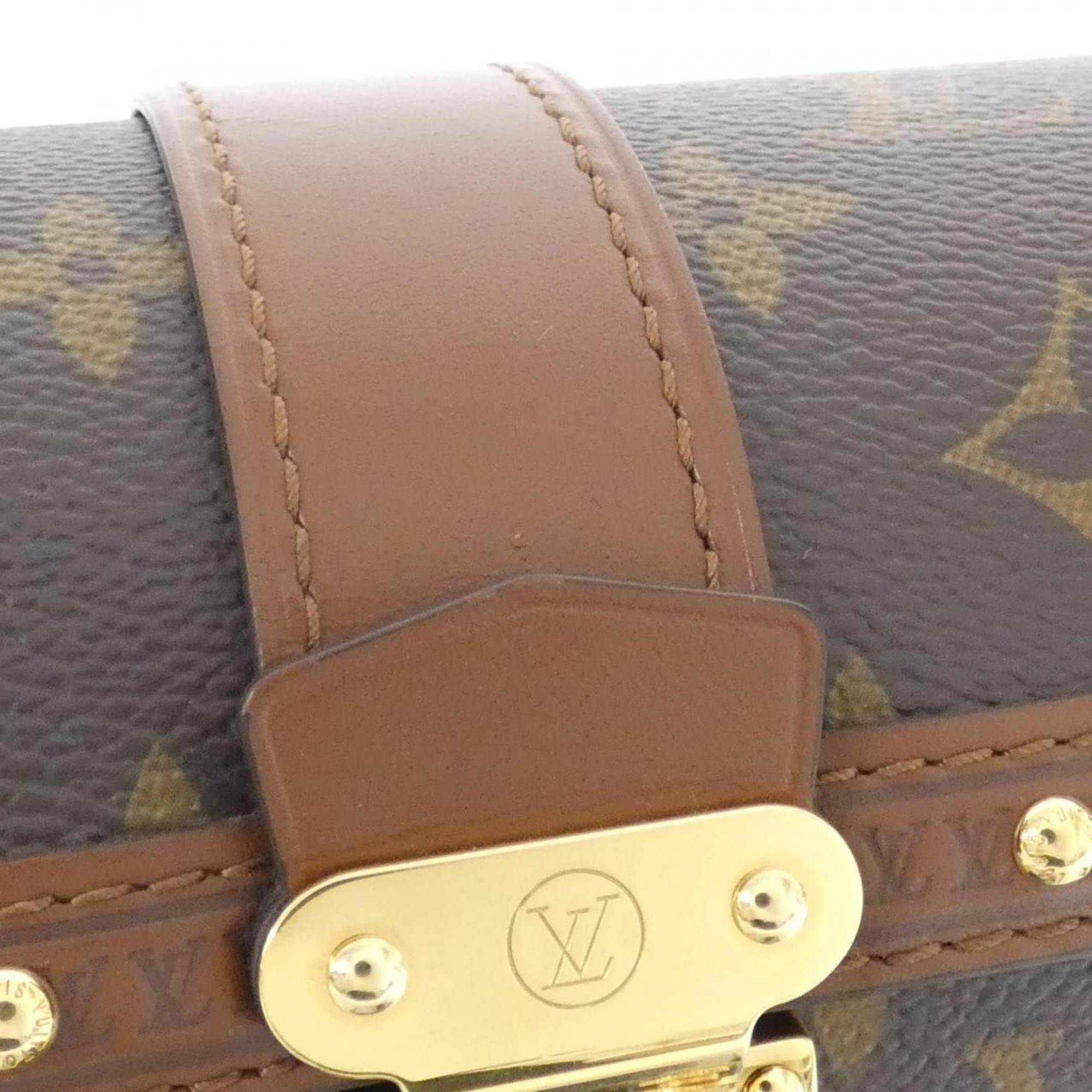 Louis Vuitton Marron Coated Canvas Shoulder Bag