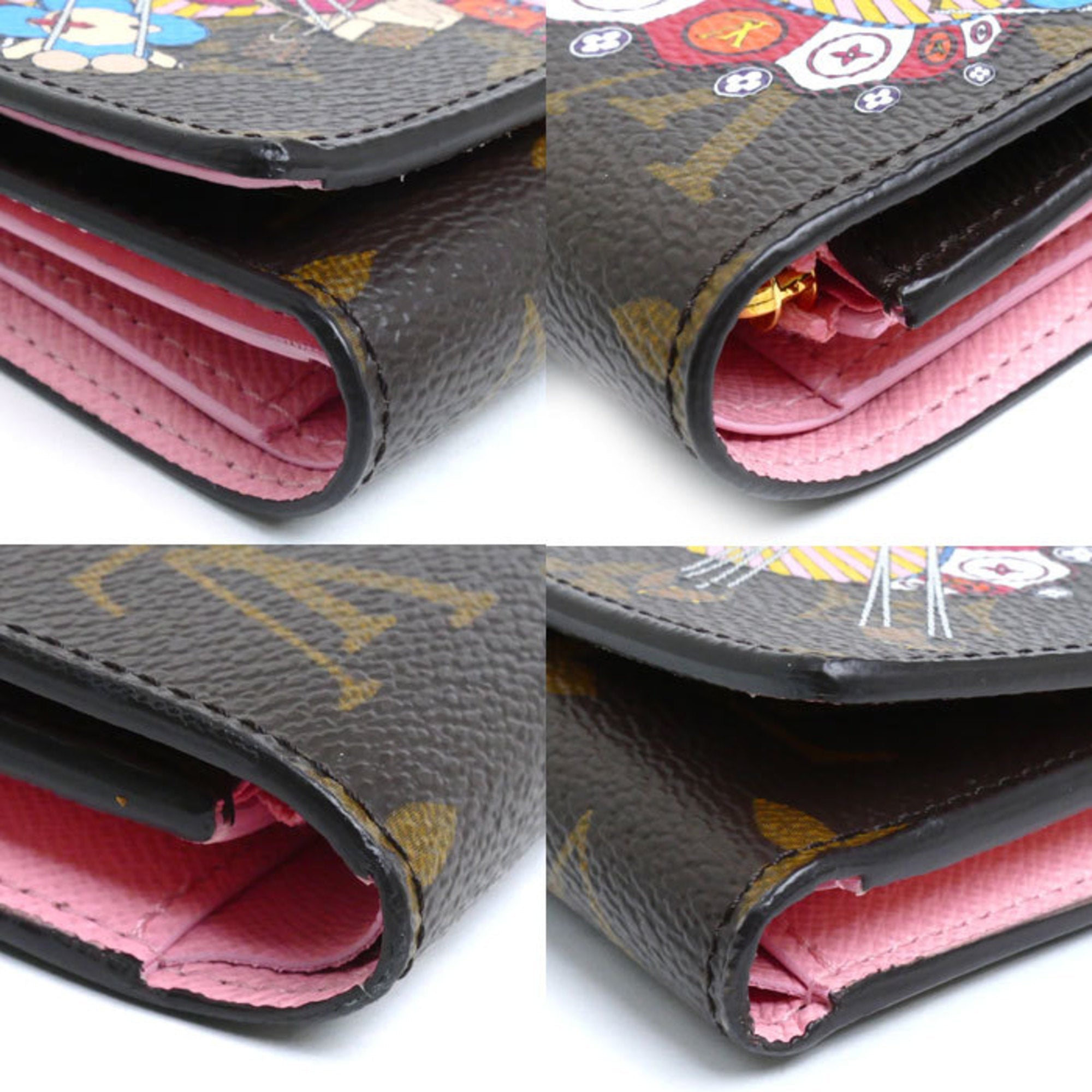 Louis Vuitton Monogram Brown Monogram Multi-Color Monogram Wallet (Tri-Fold)