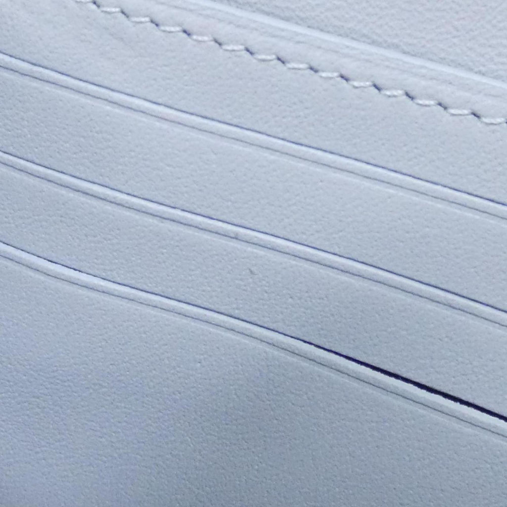 Louis Vuitton Cream Leather Long Wallet