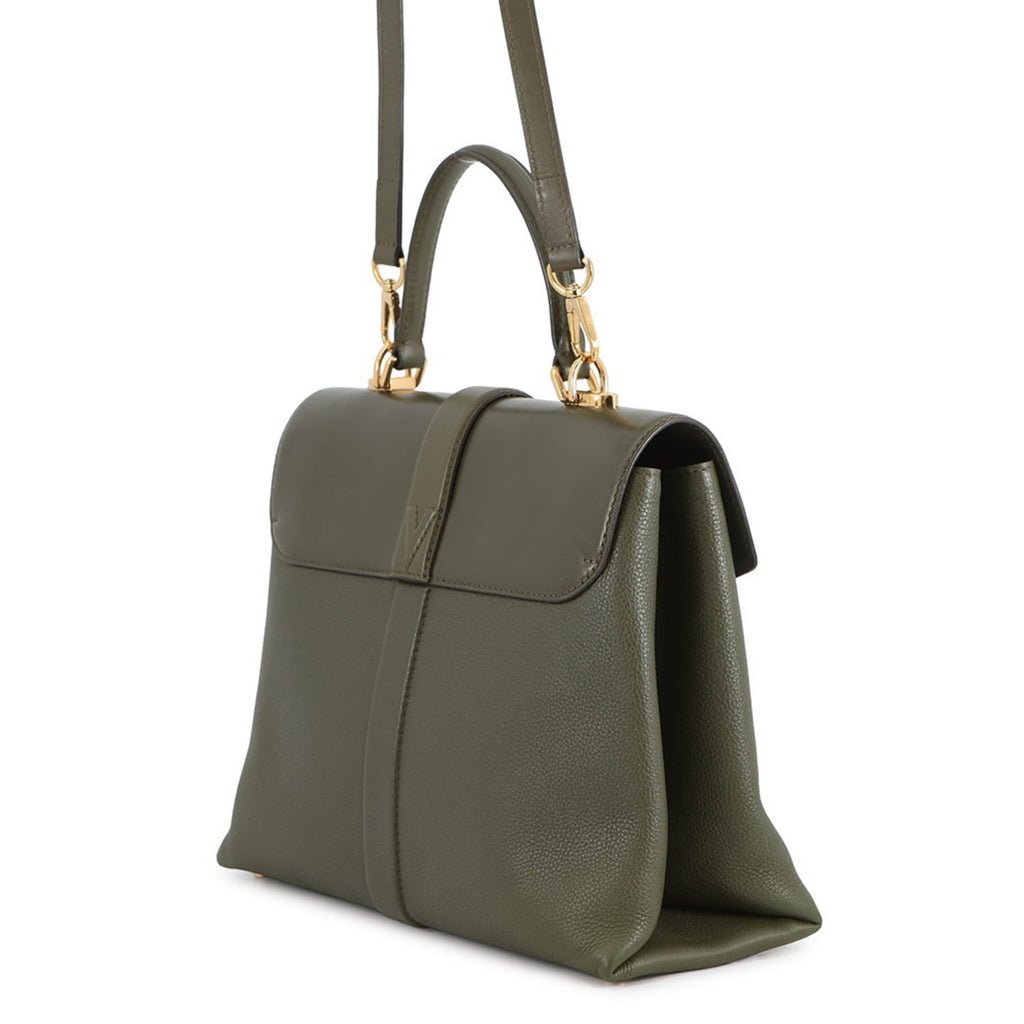 Louis Vuitton Khaki Rose Exotic Leather Handbag Shoulder Bag