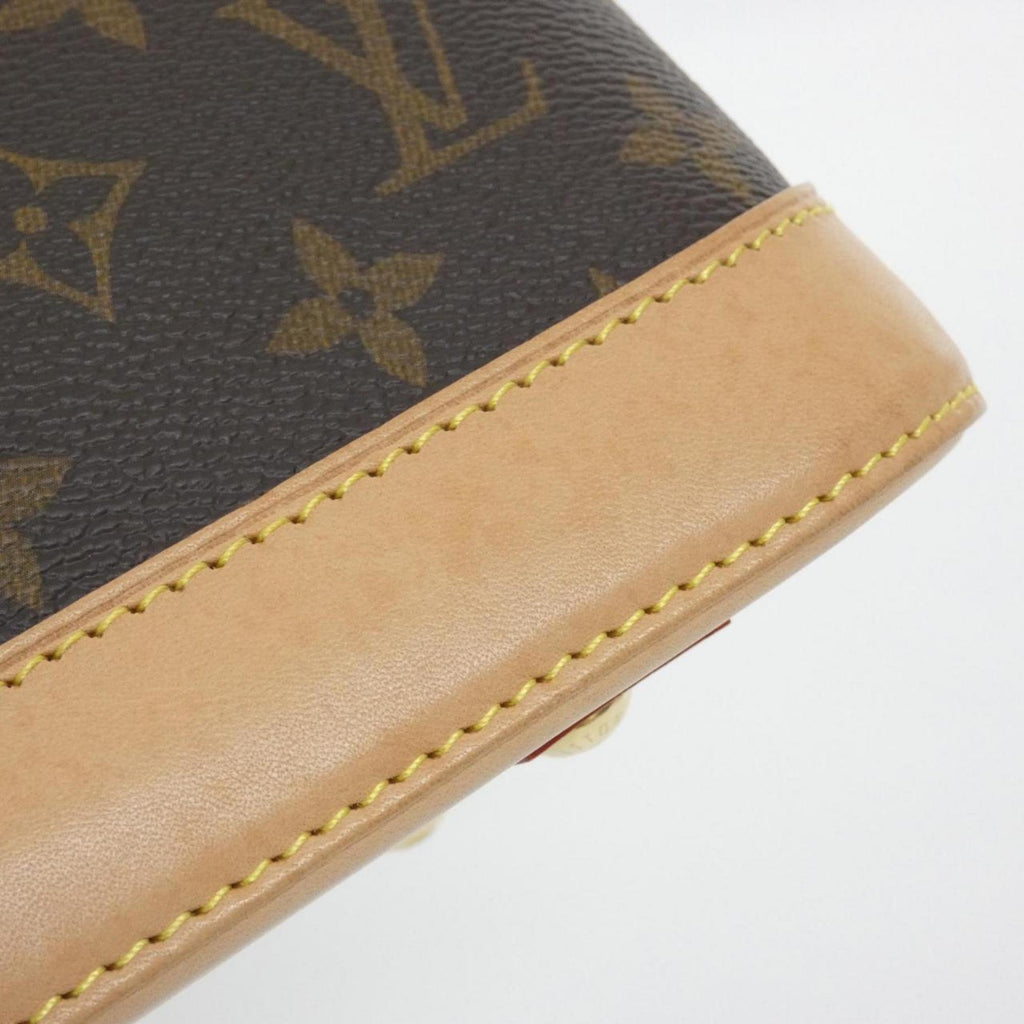 Louis Vuitton Marron Coated Canvas Handbag