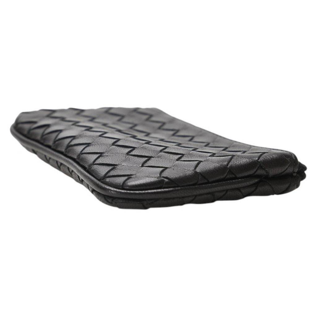 Bottega Veneta Black Leather Coin Purse/Coin Case
