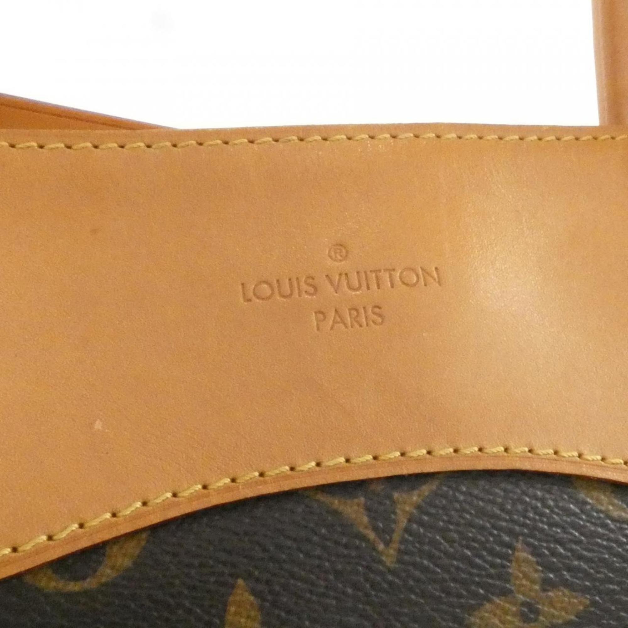 Louis Vuitton Marron Coated Canvas Handbag