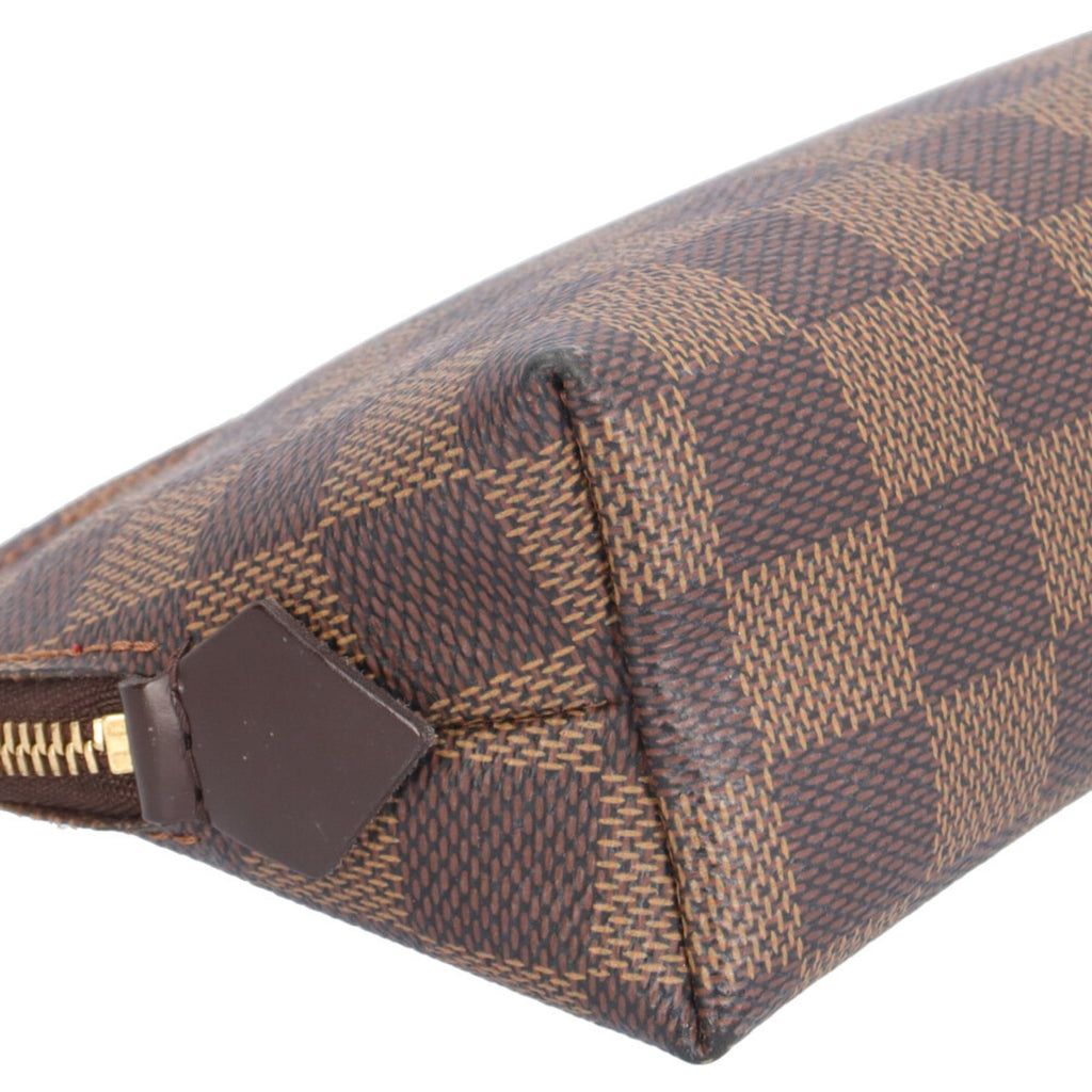 Louis Vuitton Damier Brown Damier Canvas Galle Damier Canvas Pochette Pouch