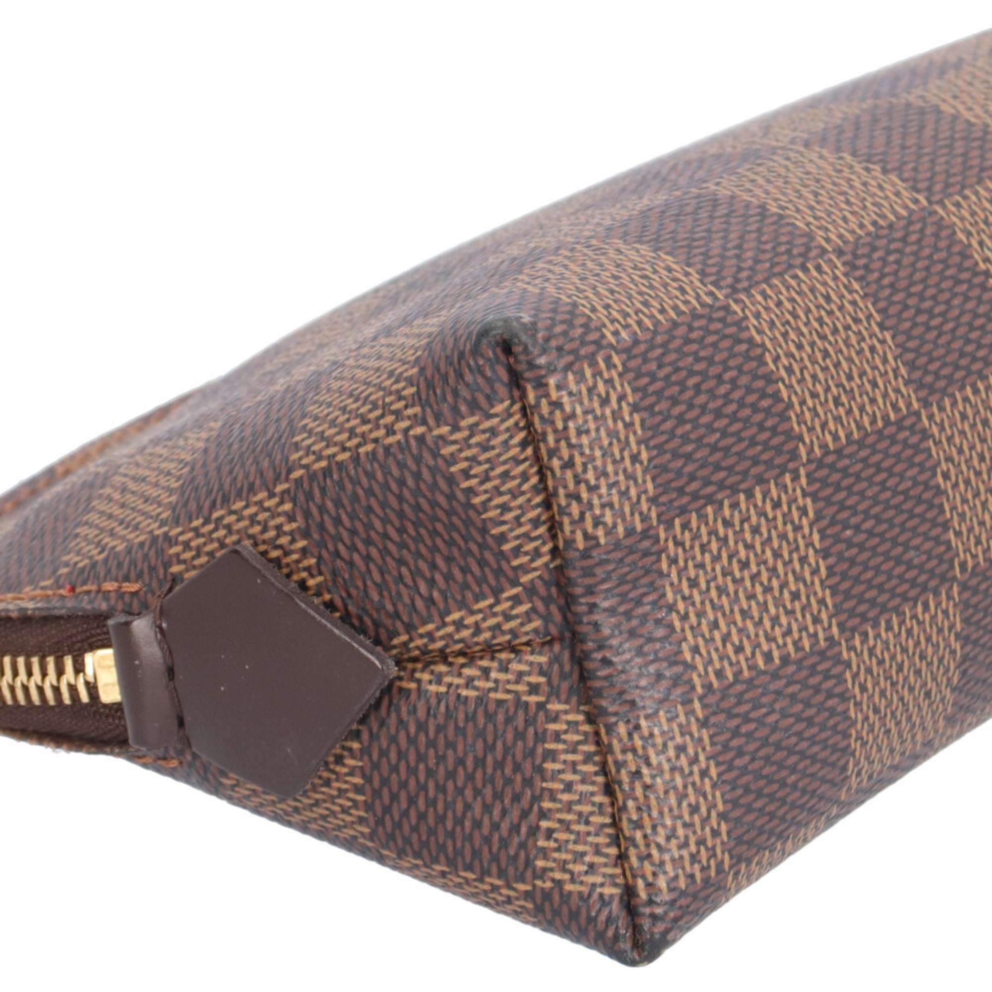 Louis Vuitton Damier Brown Damier Canvas Galle Damier Canvas Pochette Pouch