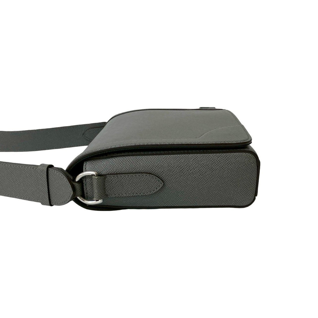 Louis Vuitton Gray Leather Shoulder Bag
