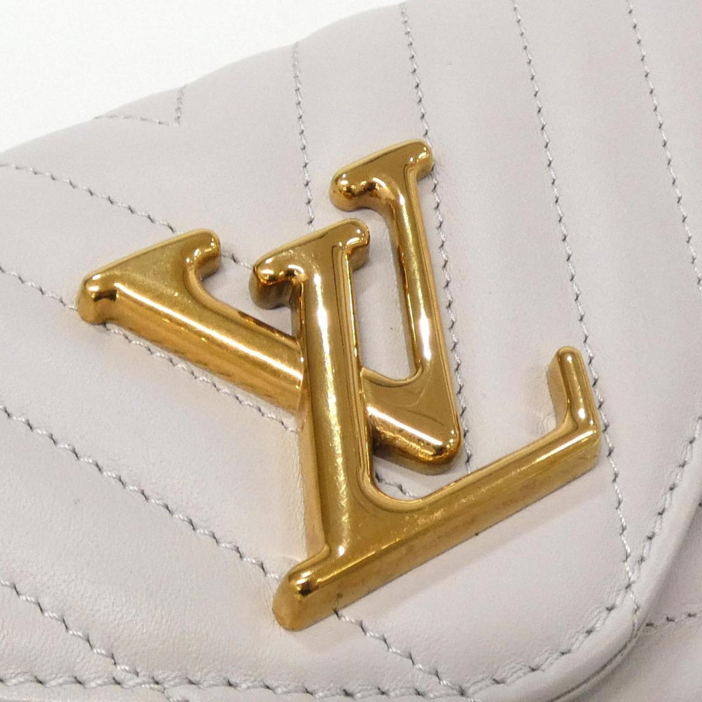 Louis Vuitton Beige Leather Pochette Shoulder Bag