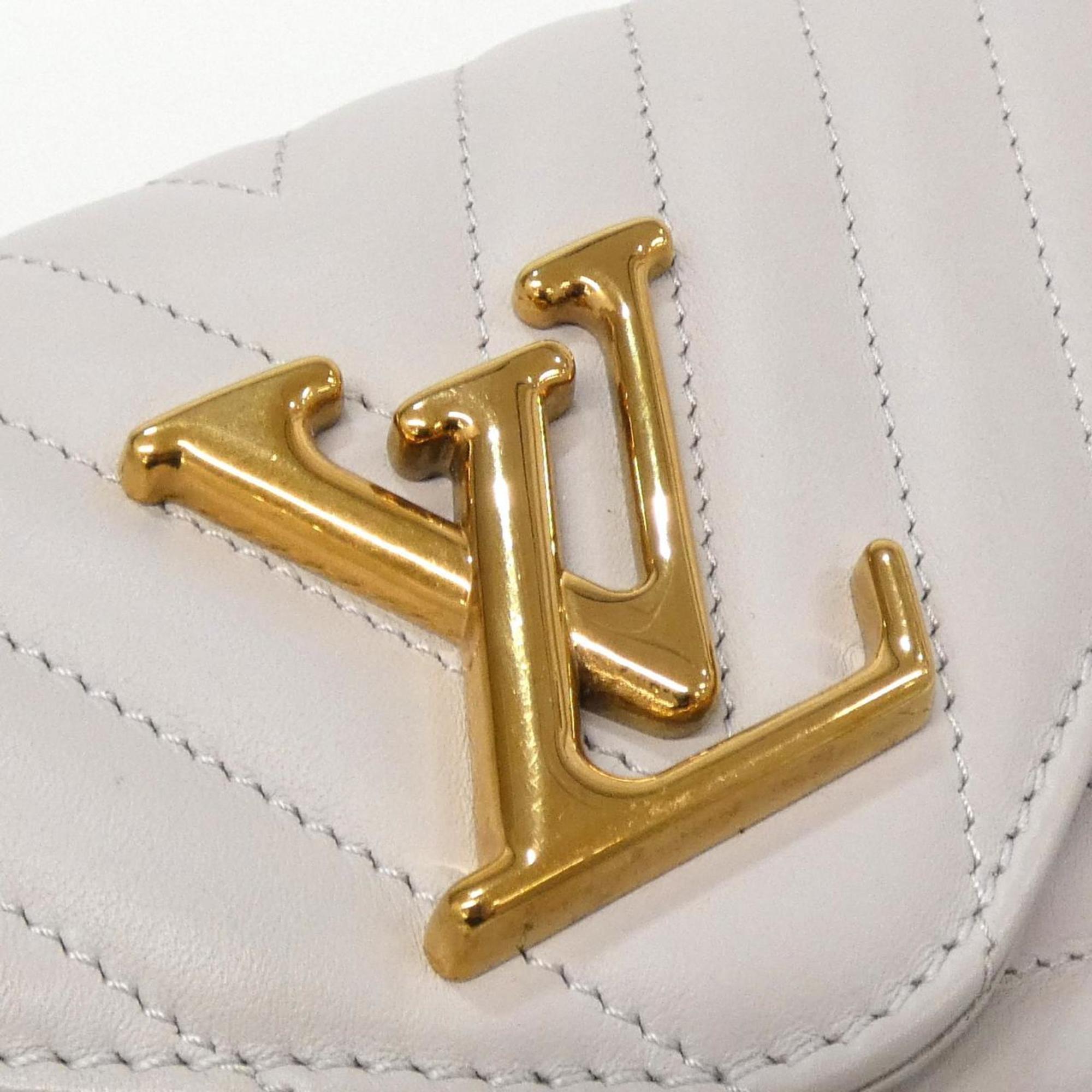 Louis Vuitton Beige Leather Pochette Shoulder Bag