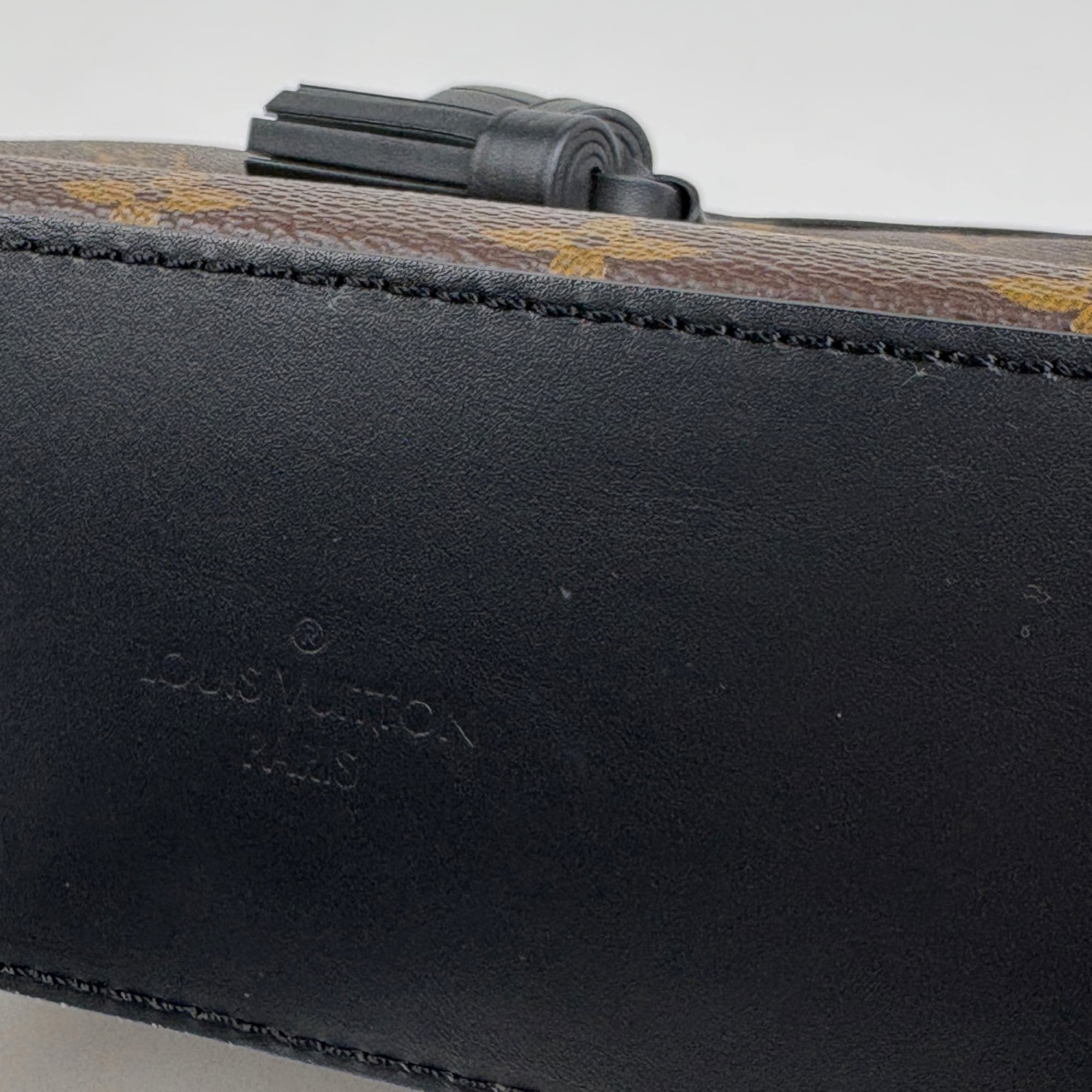 Louis Vuitton Black Brown Noir Monogram Shoulder Bag