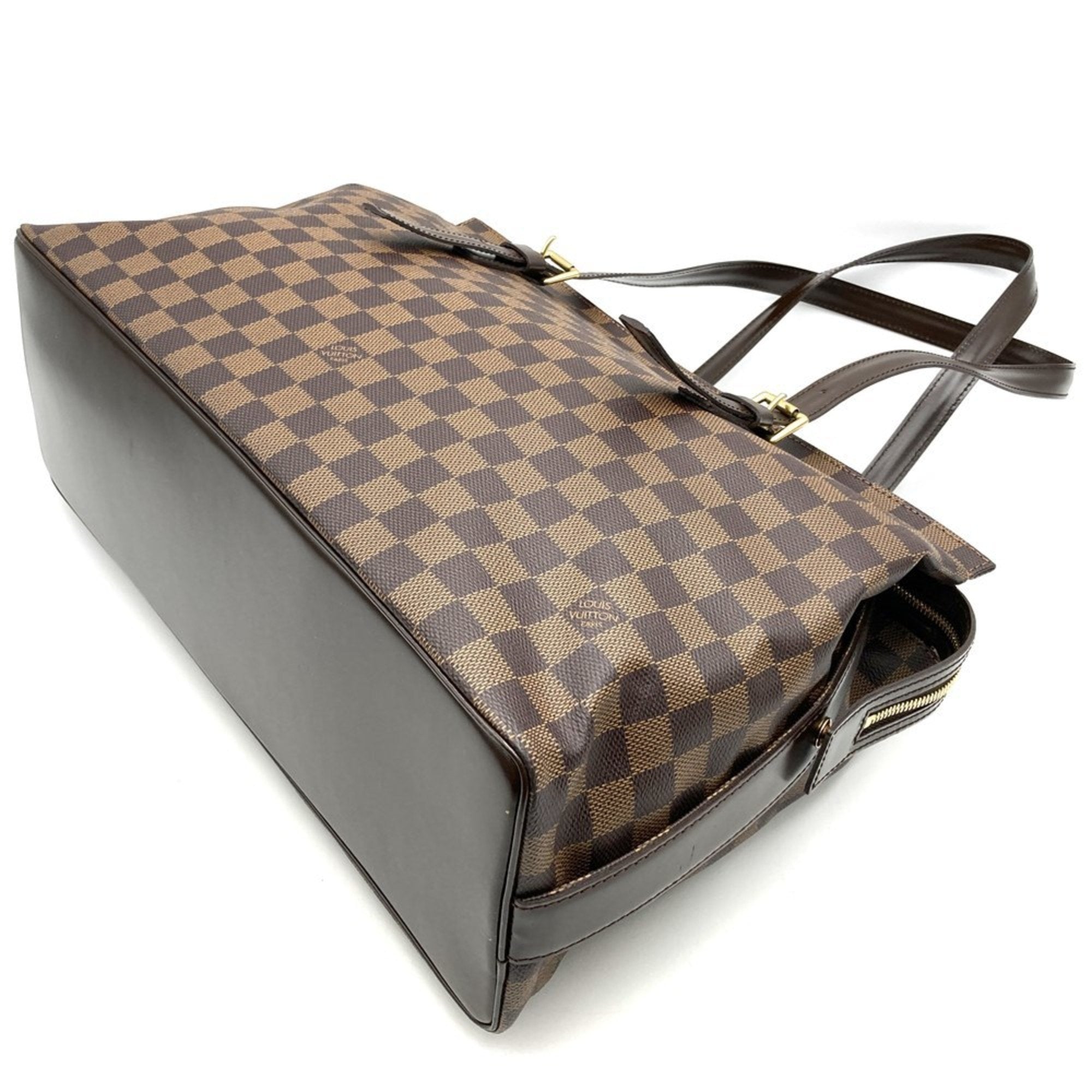 Louis Vuitton Brown Damier Canvas Shoulder Bag Tote Bag
