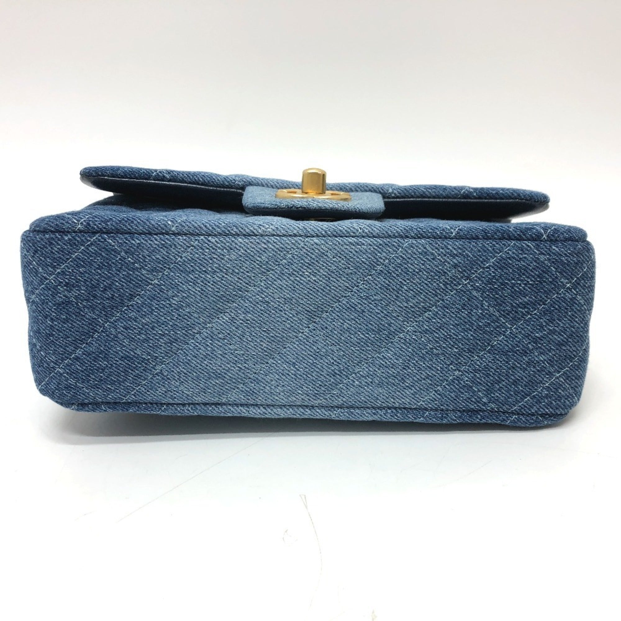 Chanel Matelasse Blue Denim Shoulder Bag
