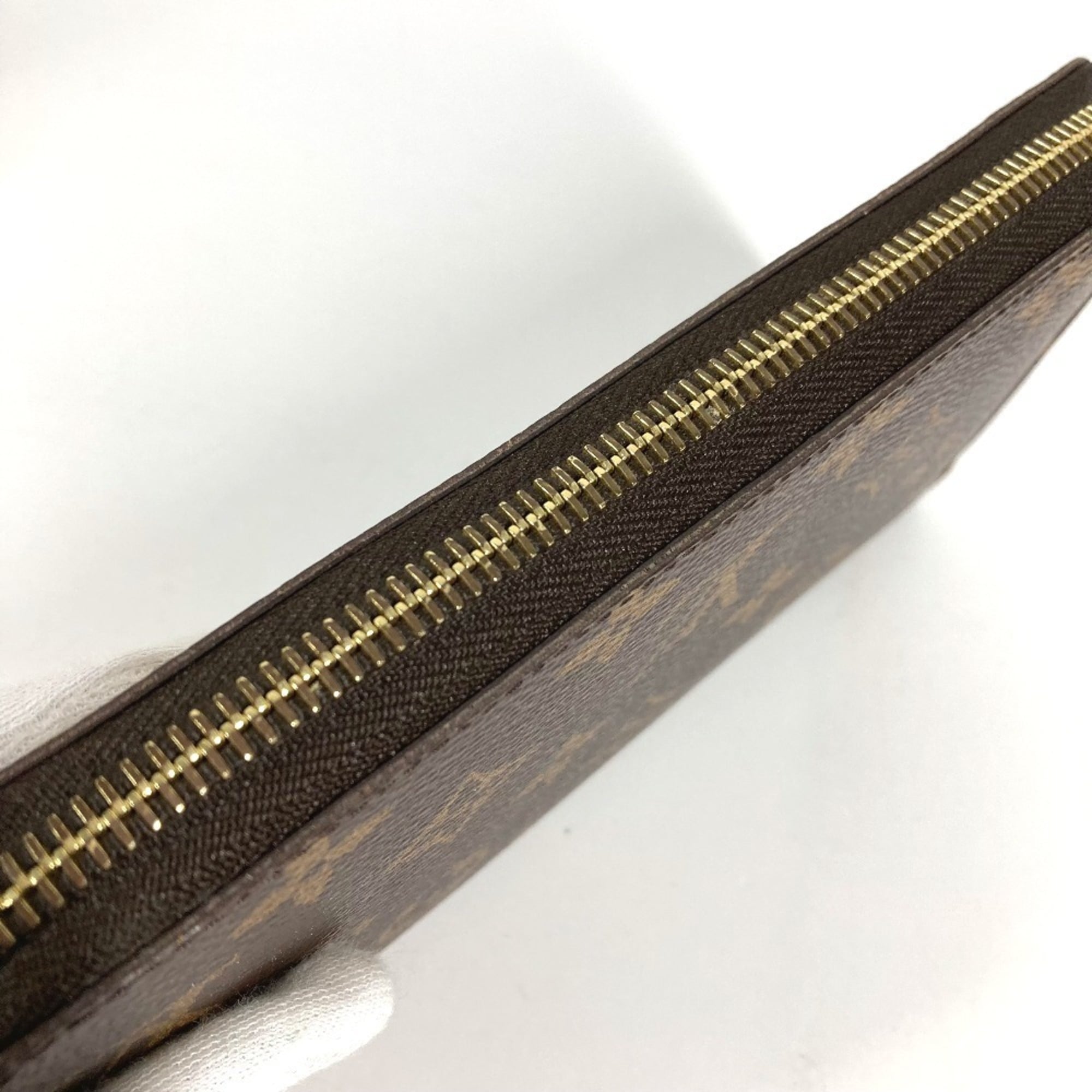 Louis Vuitton Brown Purple Monogram Canvas Long Wallet