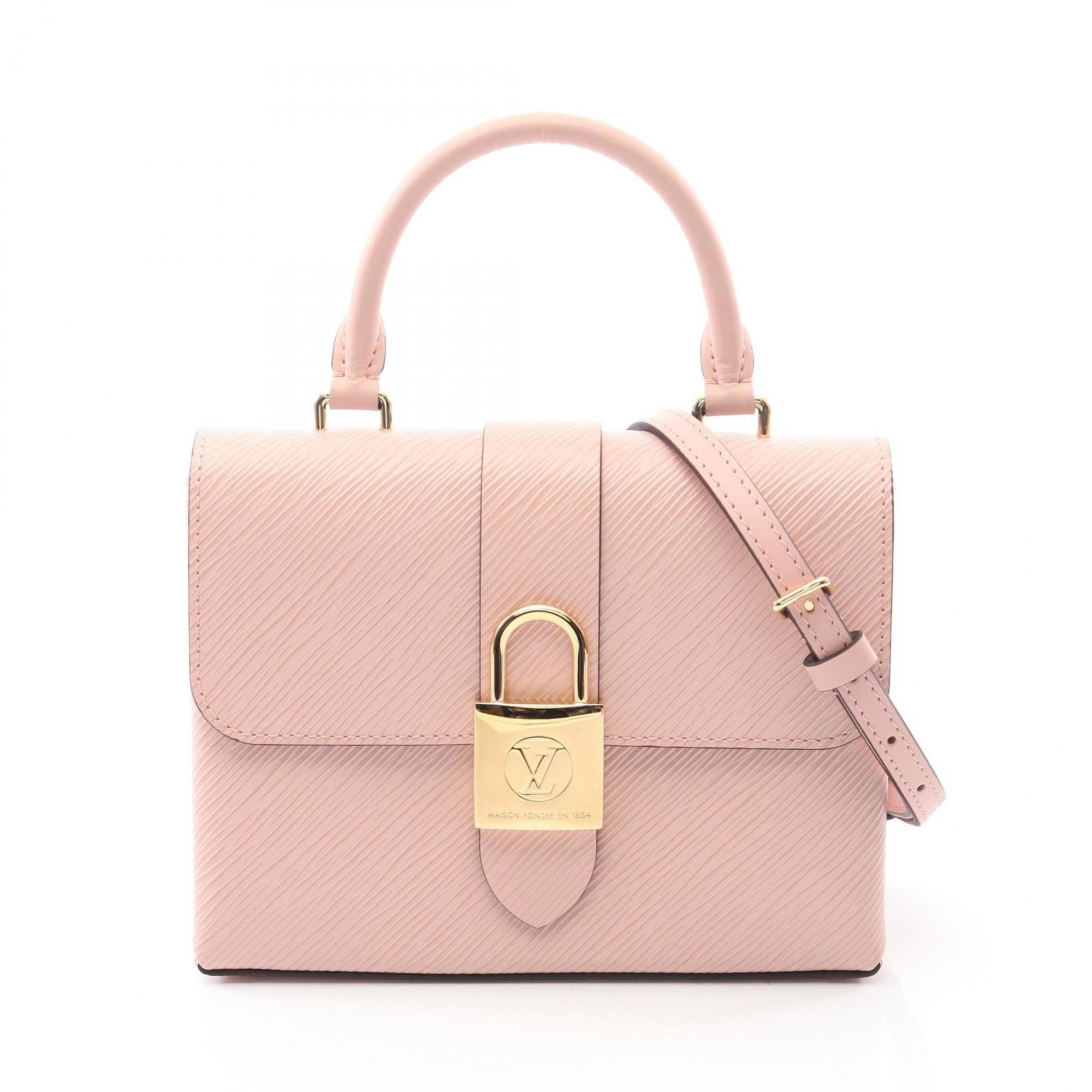 Louis Vuitton Pink Leather Handbag