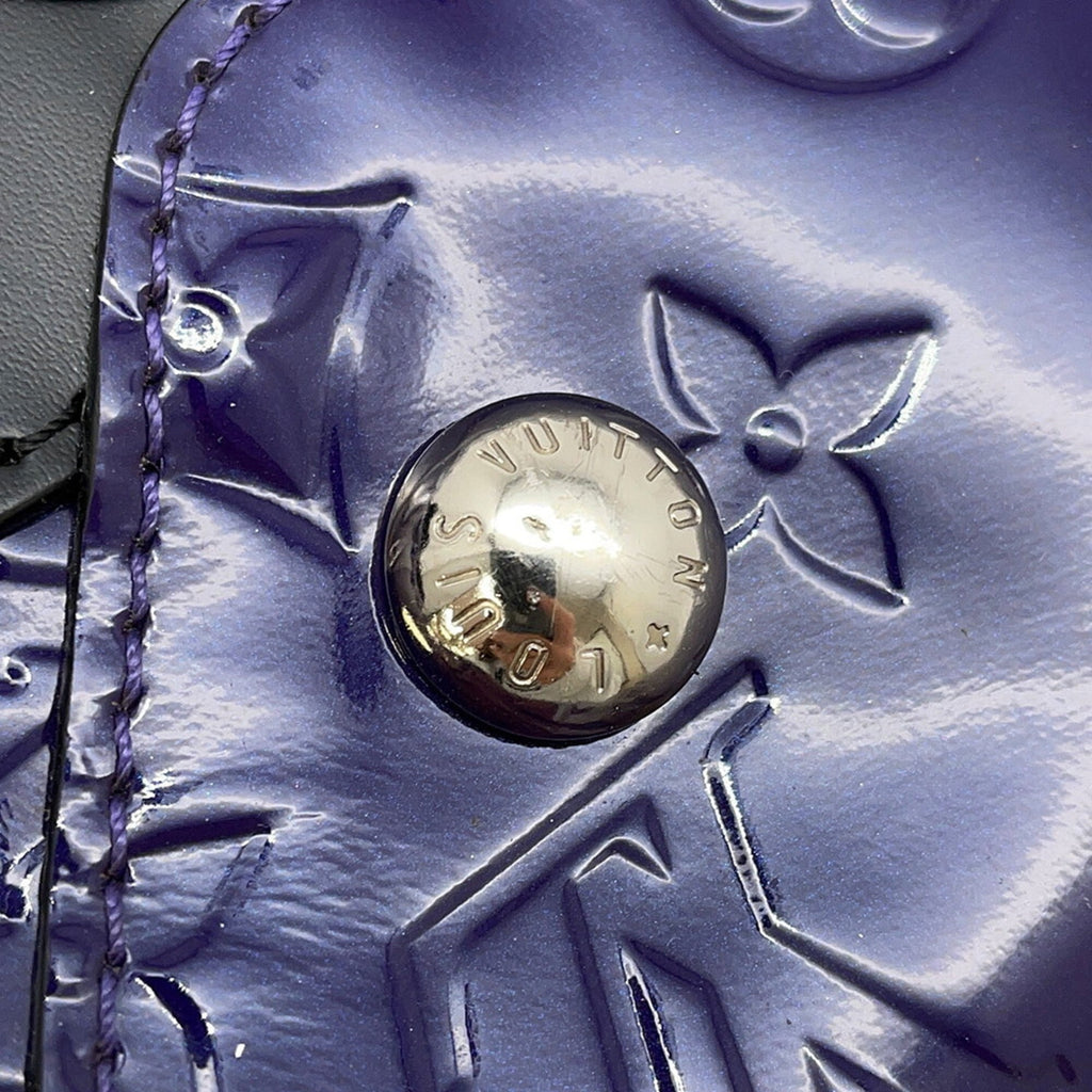 Louis Vuitton Monogram Noir Purple Monogram Vernis Handbag Shoulder Bag
