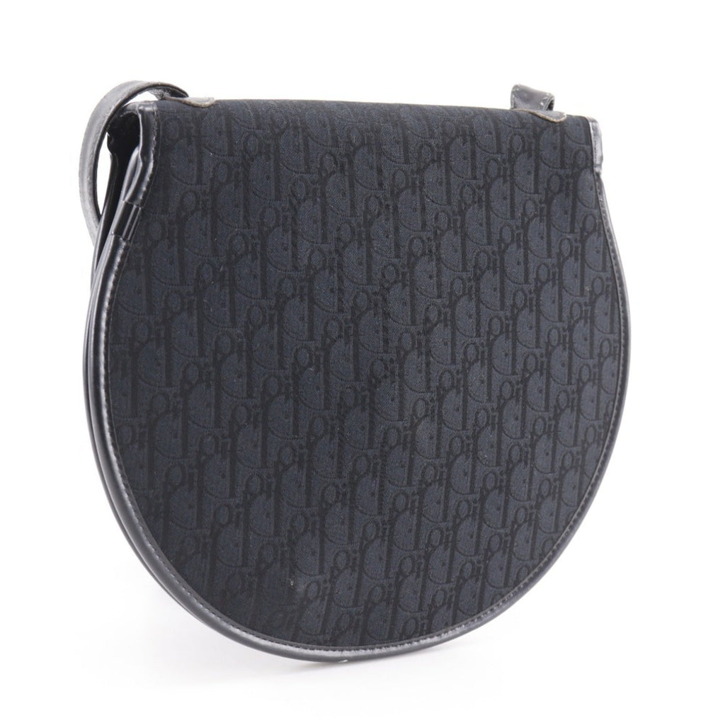Christian Dior Black Canvas Shoulder Bag (Pre-Owned)