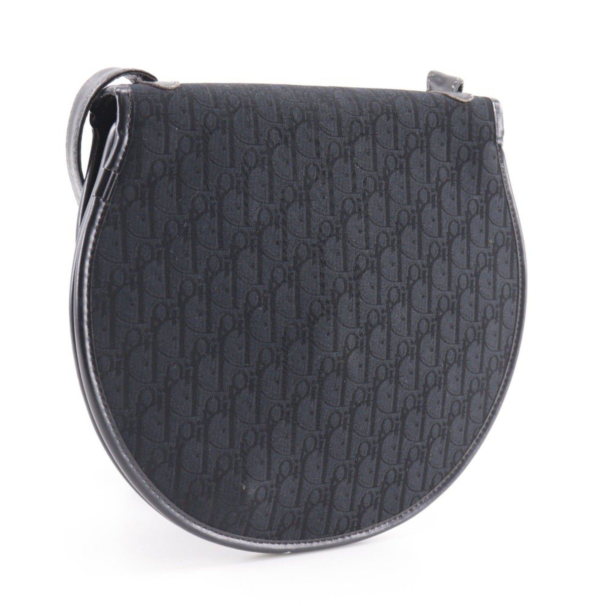 Christian Dior Black Canvas Shoulder Bag (Pre-Owned)