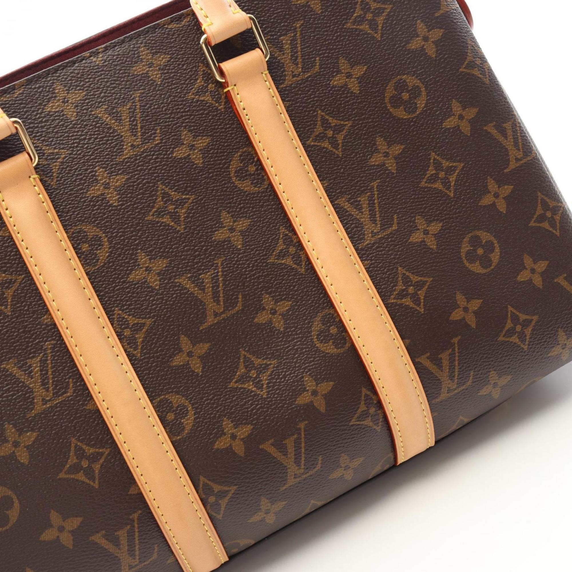 Louis Vuitton Brown Coated Canvas Pvc Leather Handbag
