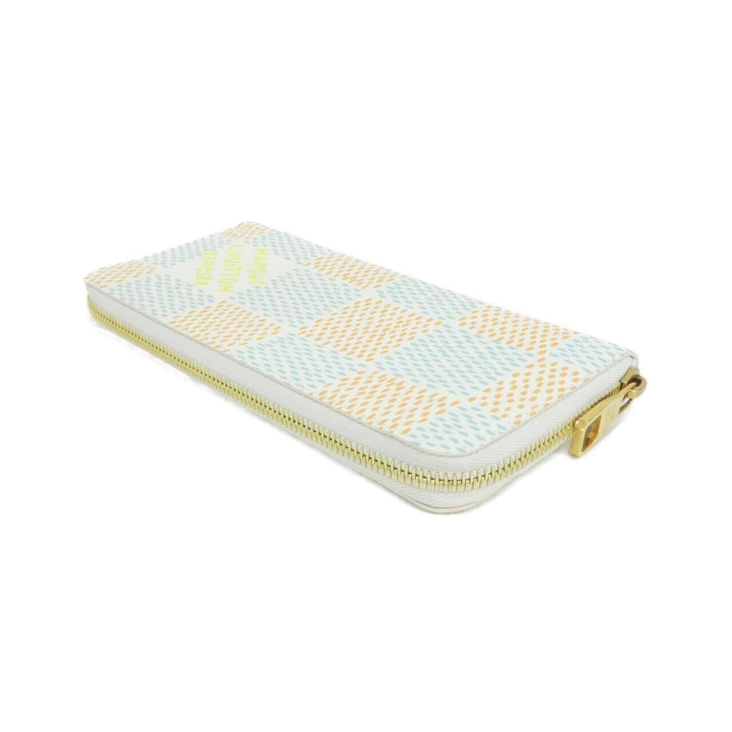 Louis Vuitton Blanc Coated Canvas Long Wallet
