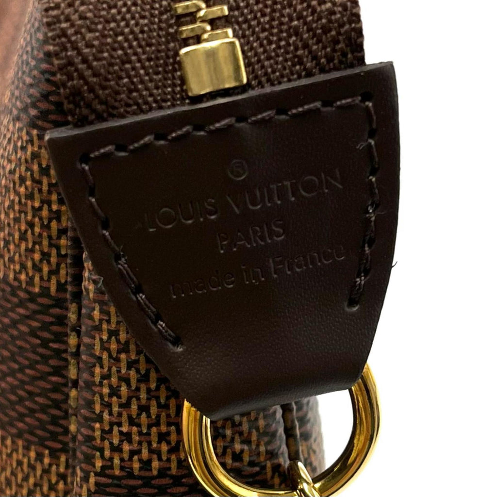 Louis Vuitton Brown Damier Canvas Pochette Pouch