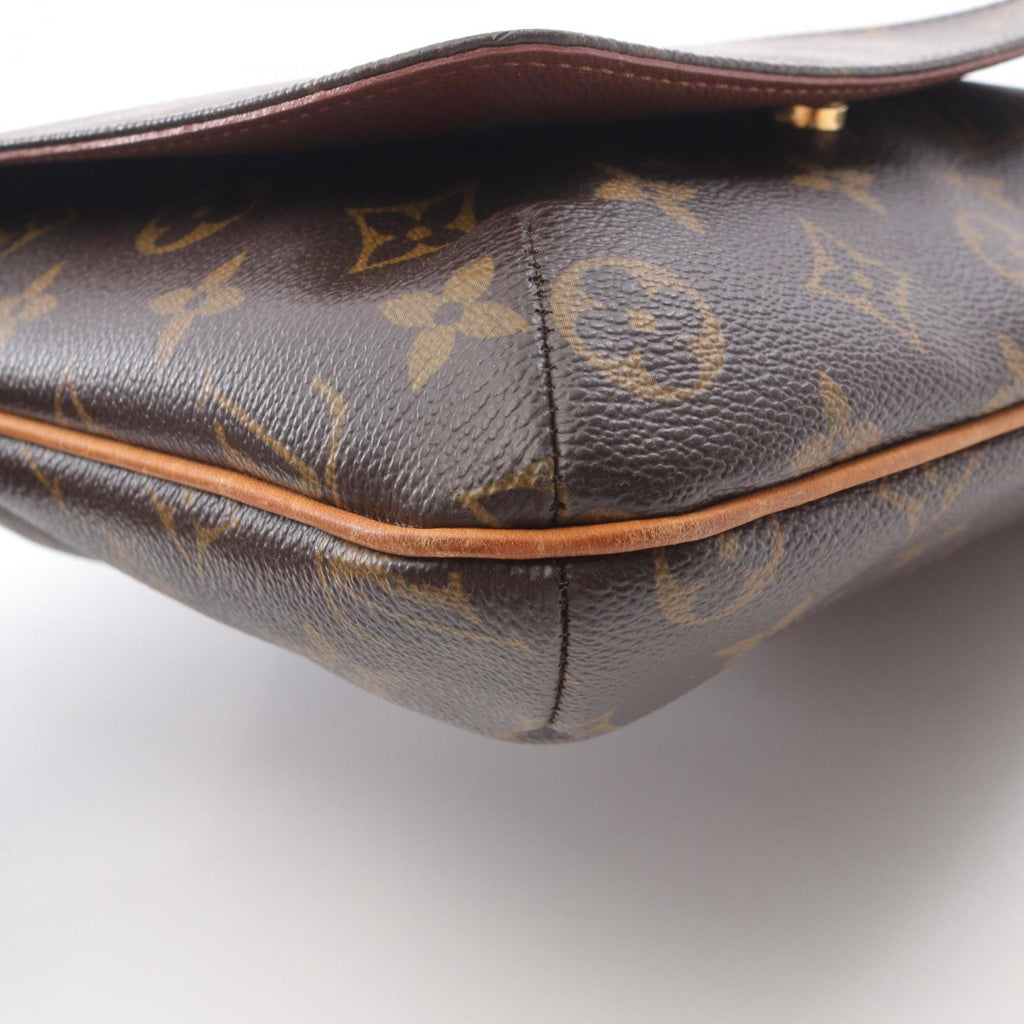 Louis Vuitton Brown Coated Canvas Pvc Leather Monogram Shoulder Bag