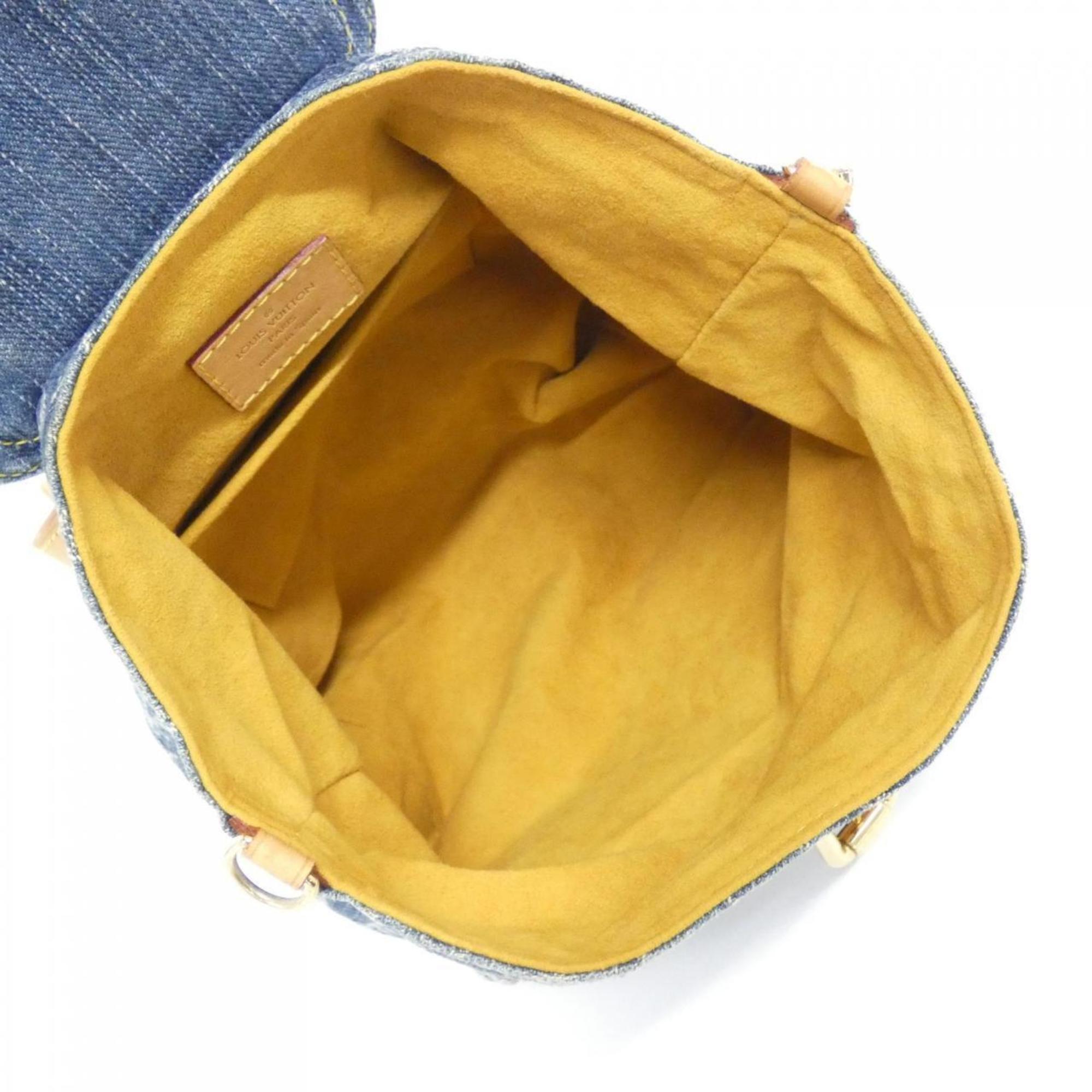 Louis Vuitton Blue Denim Backpack