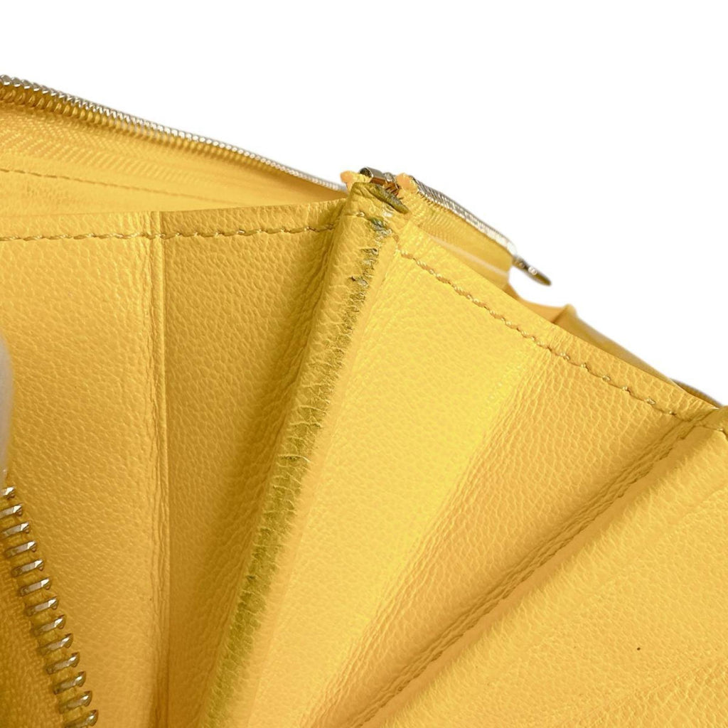 Louis Vuitton Monogram Empreinte Yellow Monogram Empreinte Long Wallet