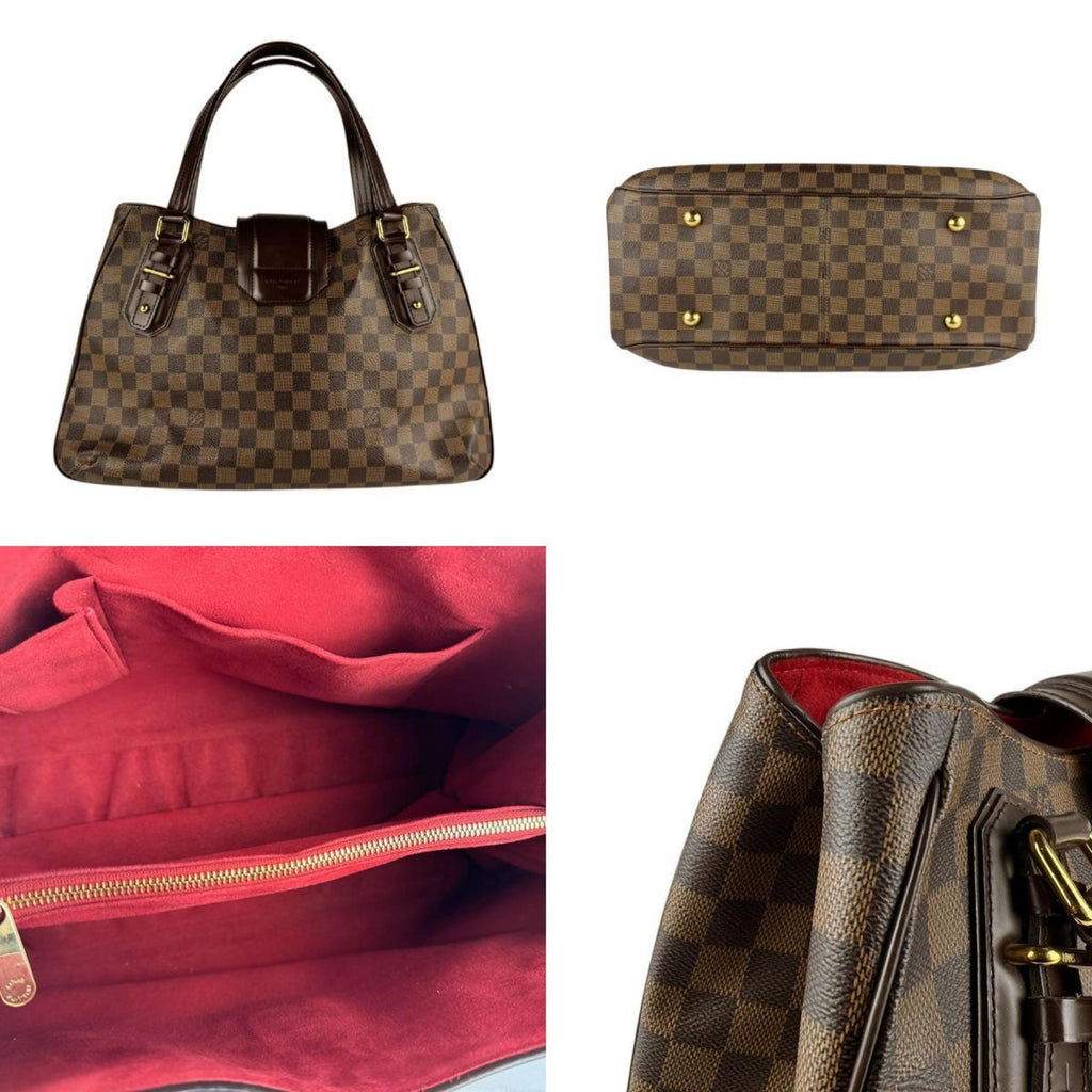 Louis Vuitton Ebene Damier Canvas Handbag