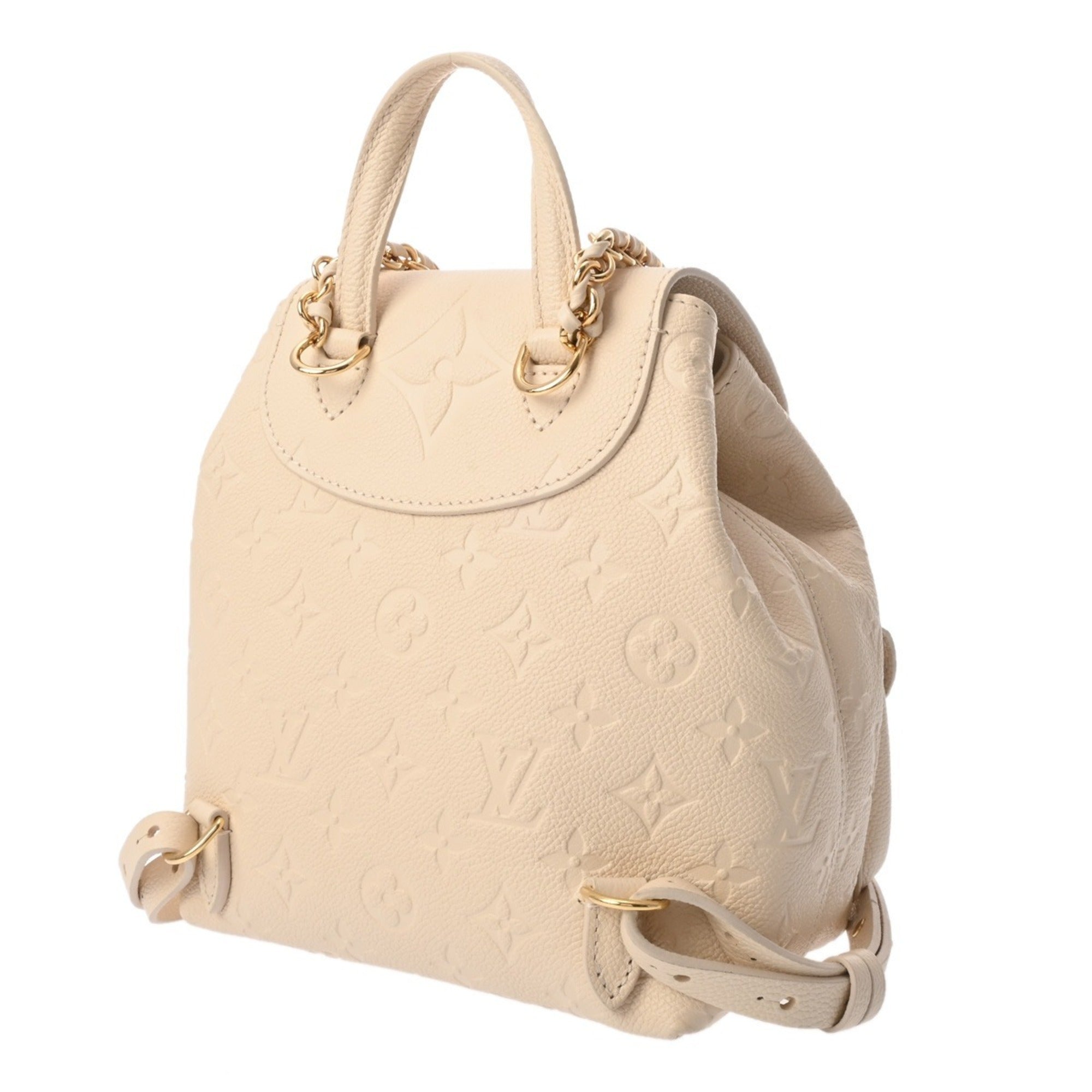 Louis Vuitton White Leather Backpack