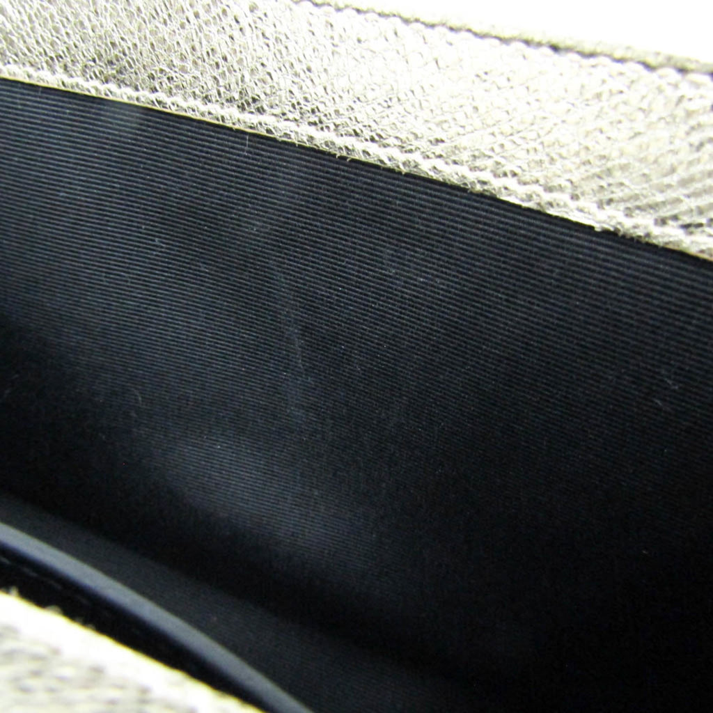 Saint Laurent Classic Monogram Crossbody Bag Calfskin Gold Leather Shoulder Bag Bag (Pre-Owned)