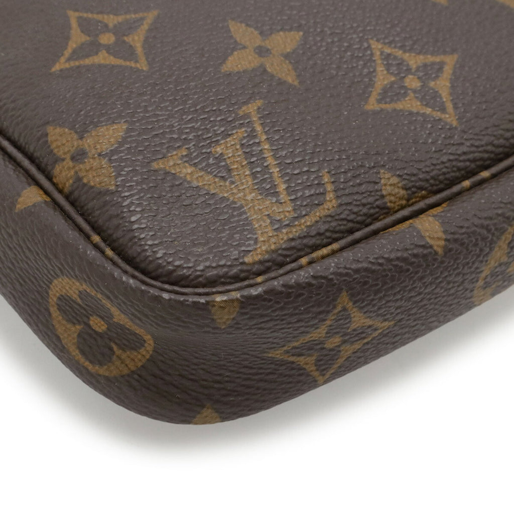 Louis Vuitton Brown Monogram Handbag Pochette Pouch