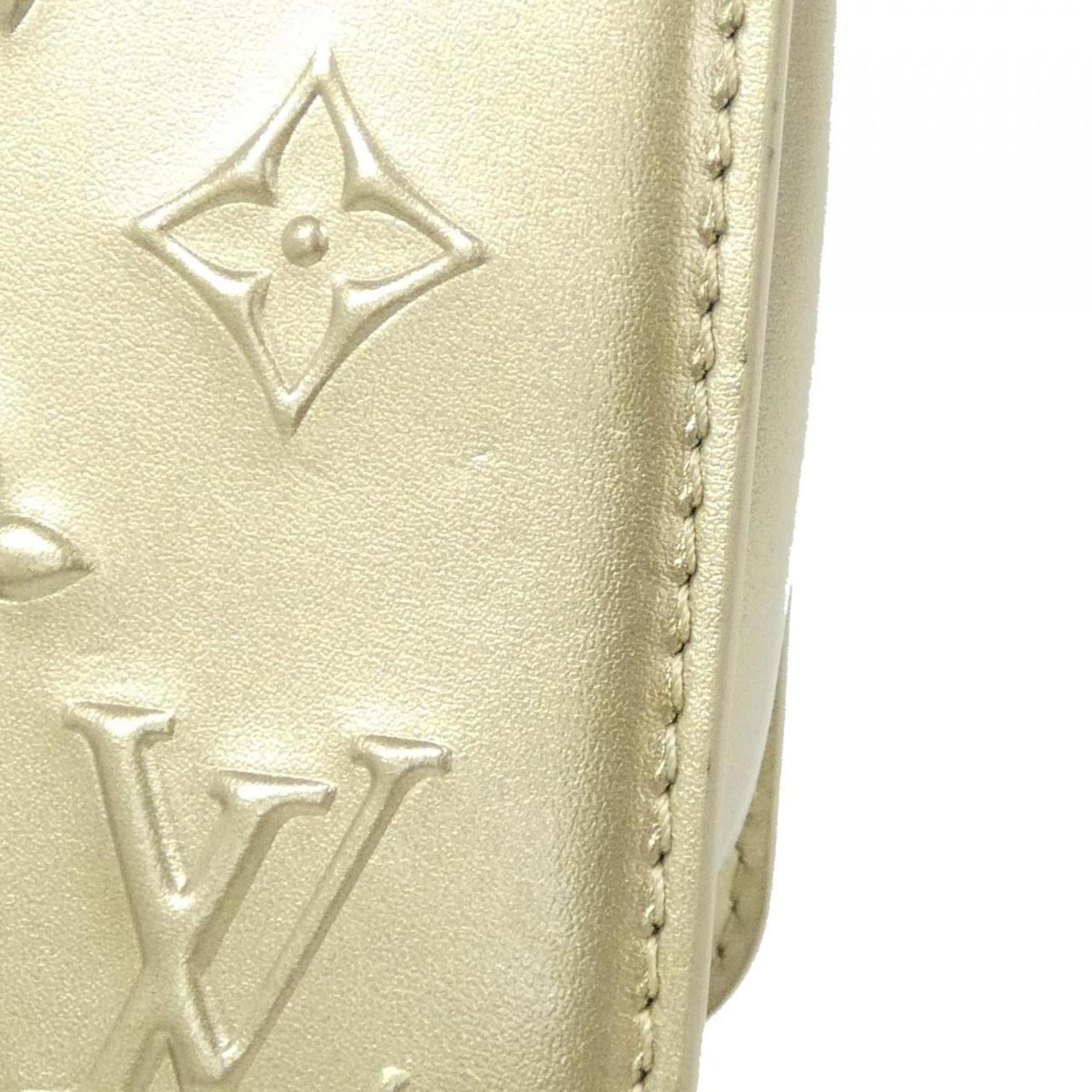 Louis Vuitton Gold Leather Pochette Shoulder Bag