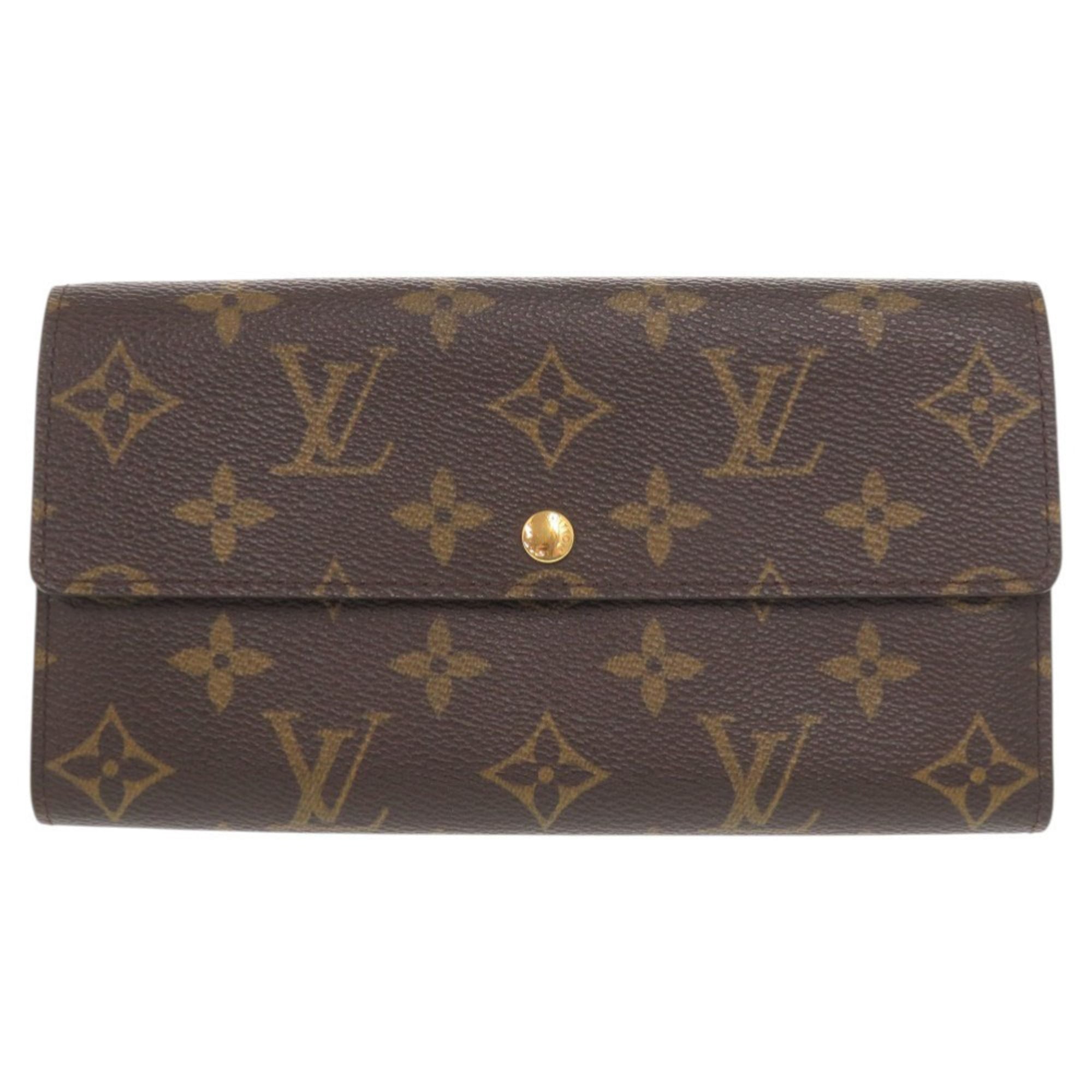 Louis Vuitton Brown Monogram Monogram Long Wallet