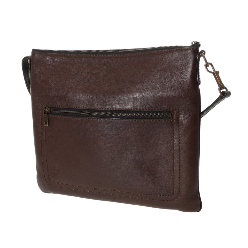 Louis Vuitton Coffee Utah Leather Shoulder Bag