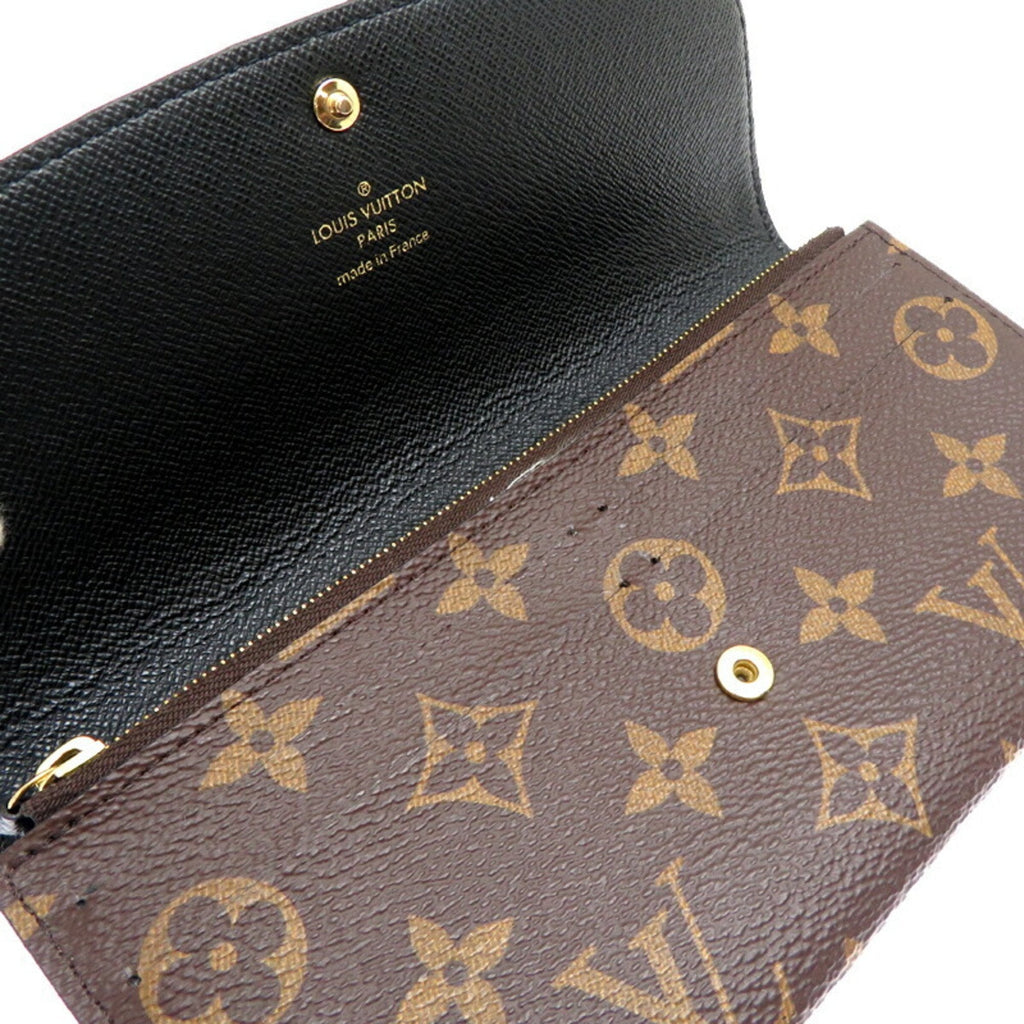 Louis Vuitton Brown Monogram Reverse Long Wallet (Tri-Fold)