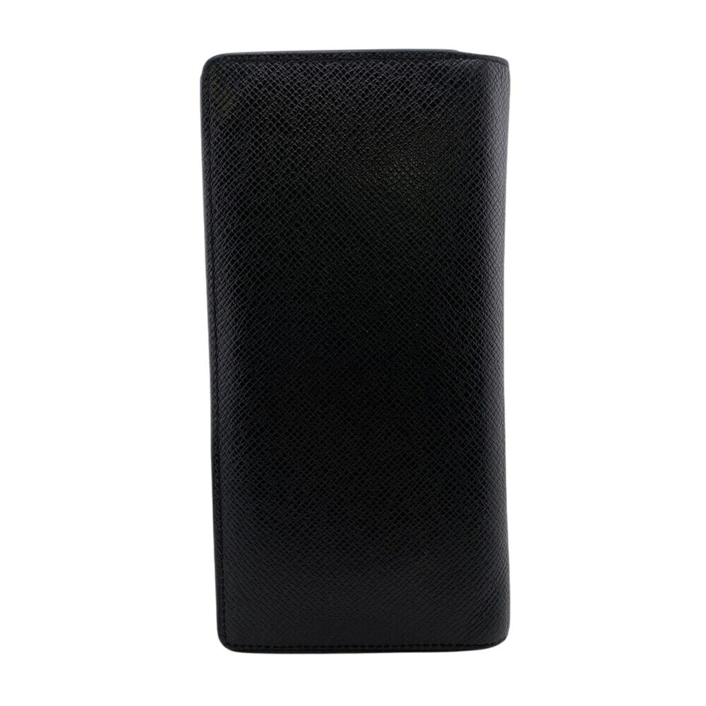 Louis Vuitton Black Noir Leather Long Wallet