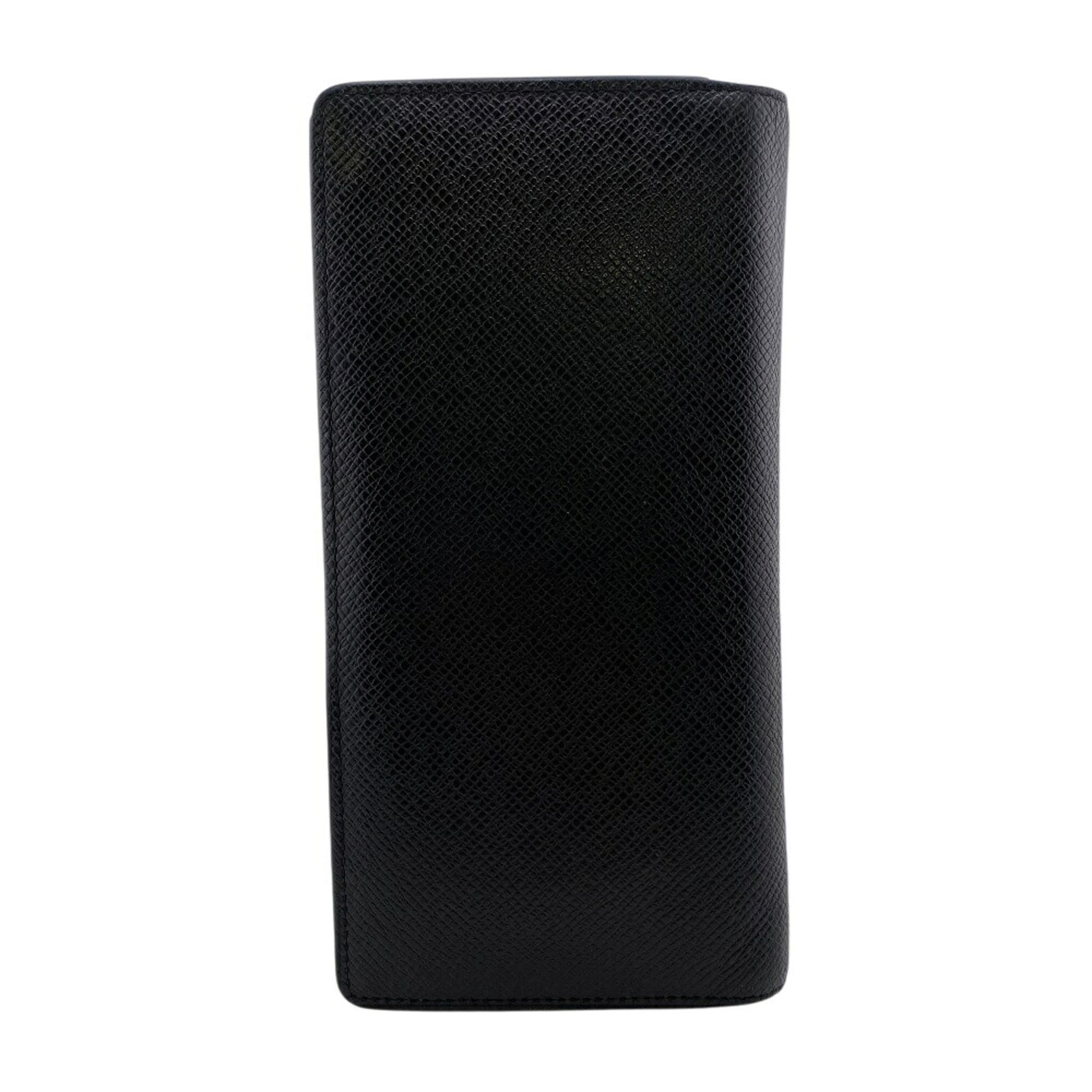 Louis Vuitton Black Noir Leather Long Wallet